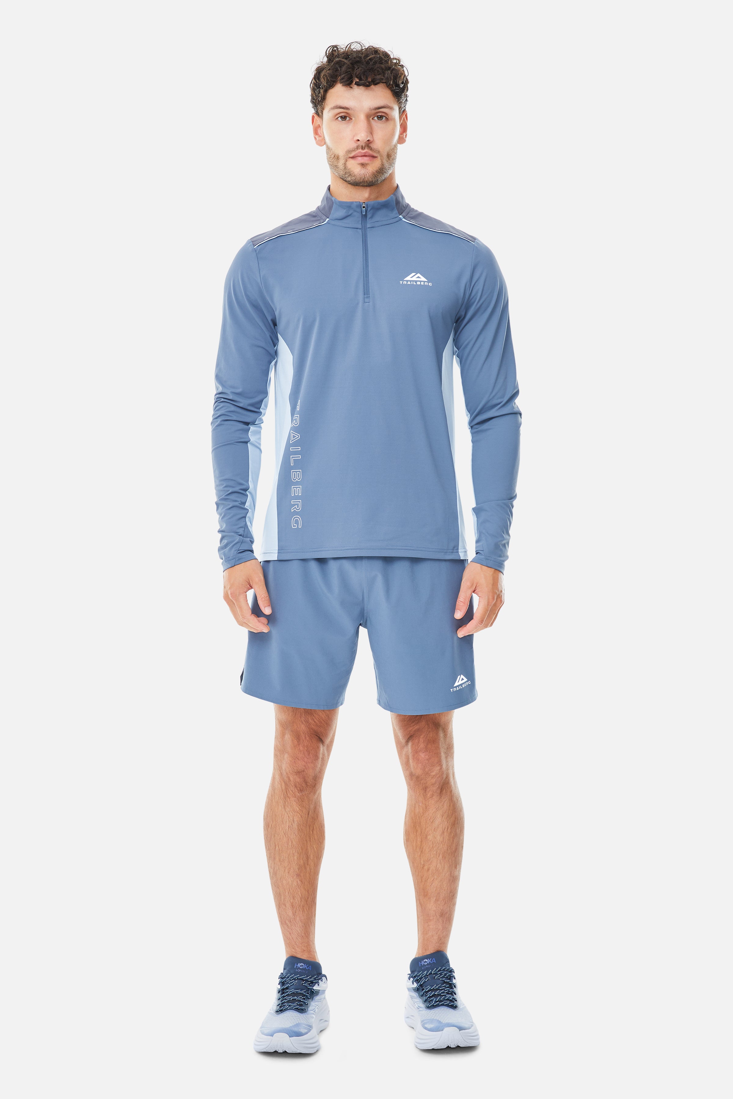 AW25 Triathlon Quarter Zip - Breeze/Eclipse Blue/Blue Frost