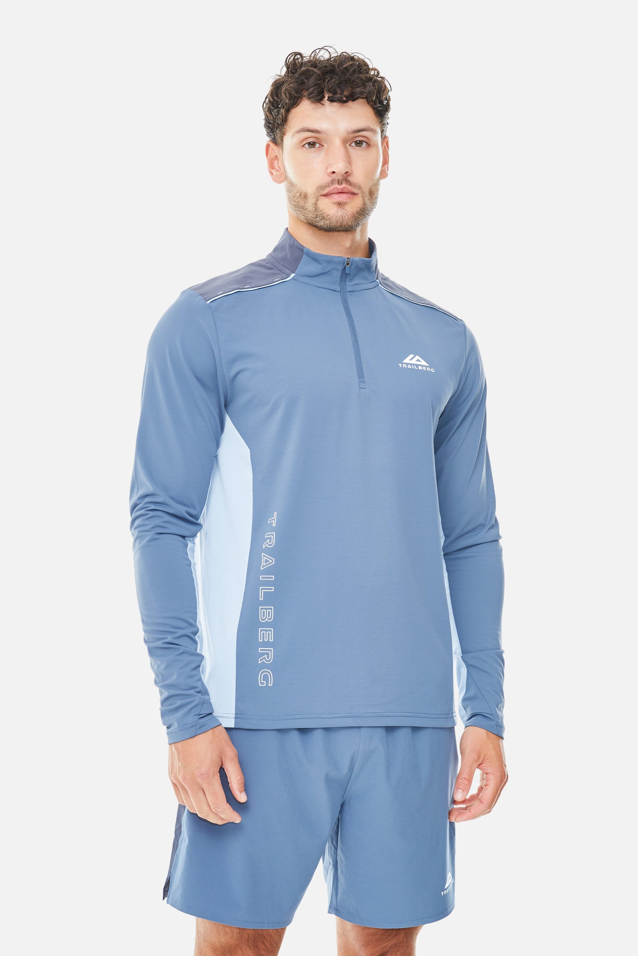AW25 Triathlon Quarter Zip Twinset - Breeze/Eclipse Blue