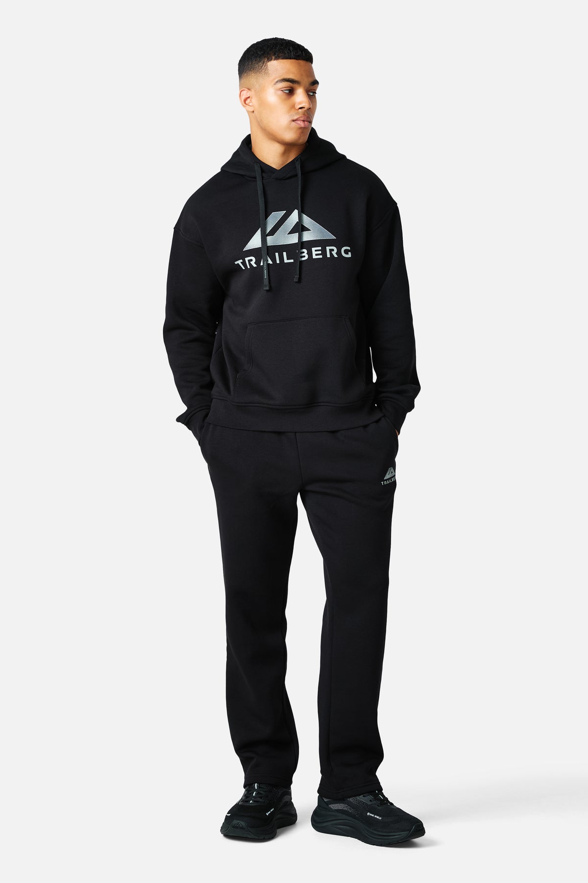 Dot Logo Tracksuit - Black