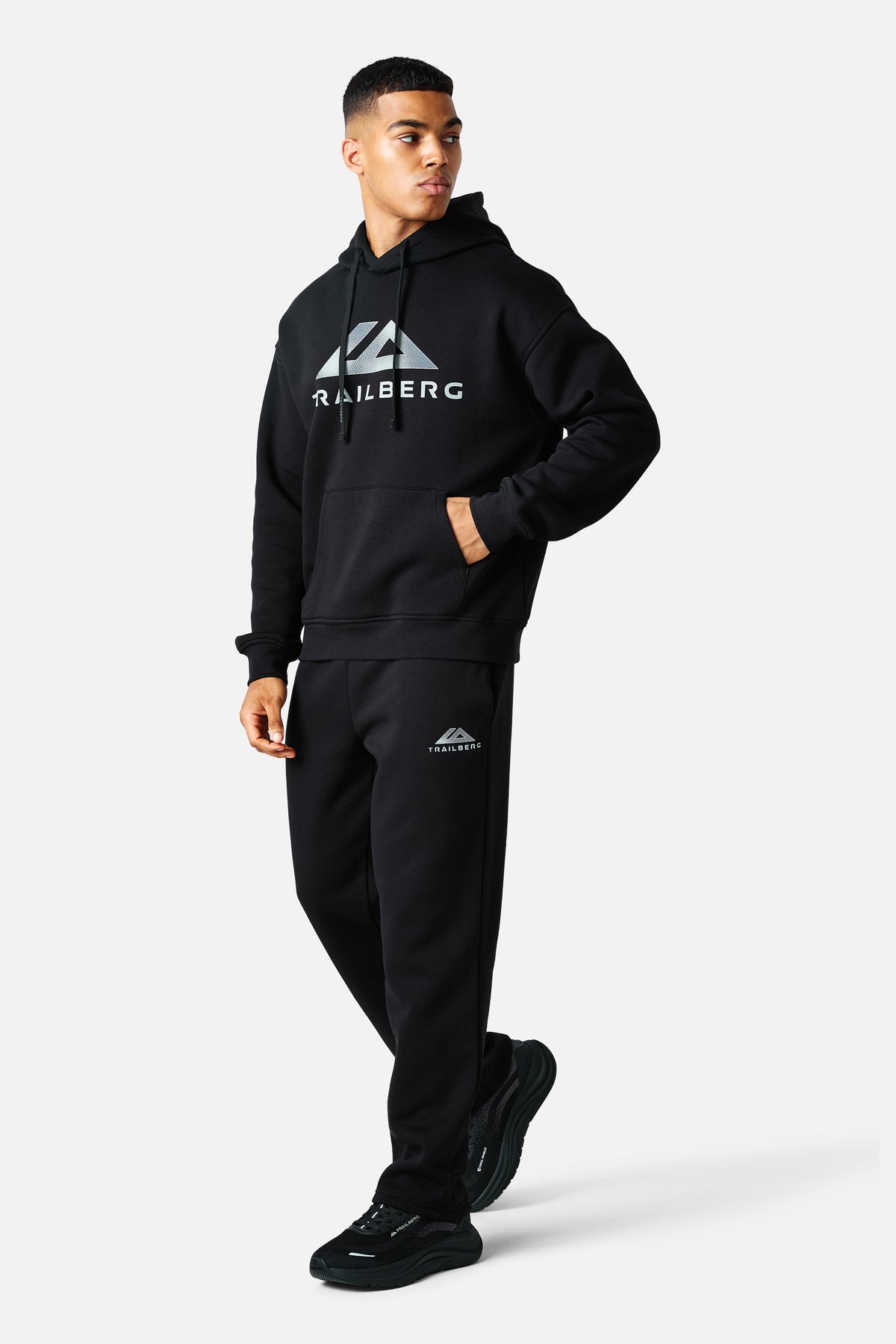 Dot Logo Tracksuit - Black