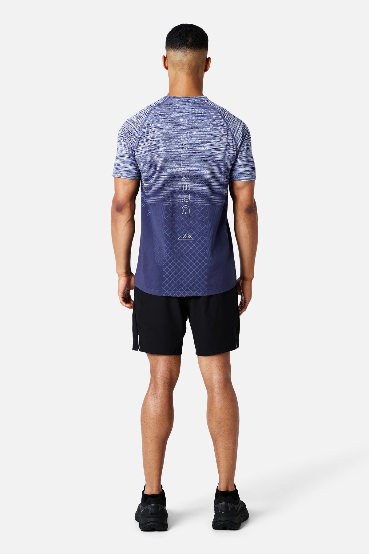 Stride Seamless Tee - Nightflare/Blue Shift/Blue Ice/White