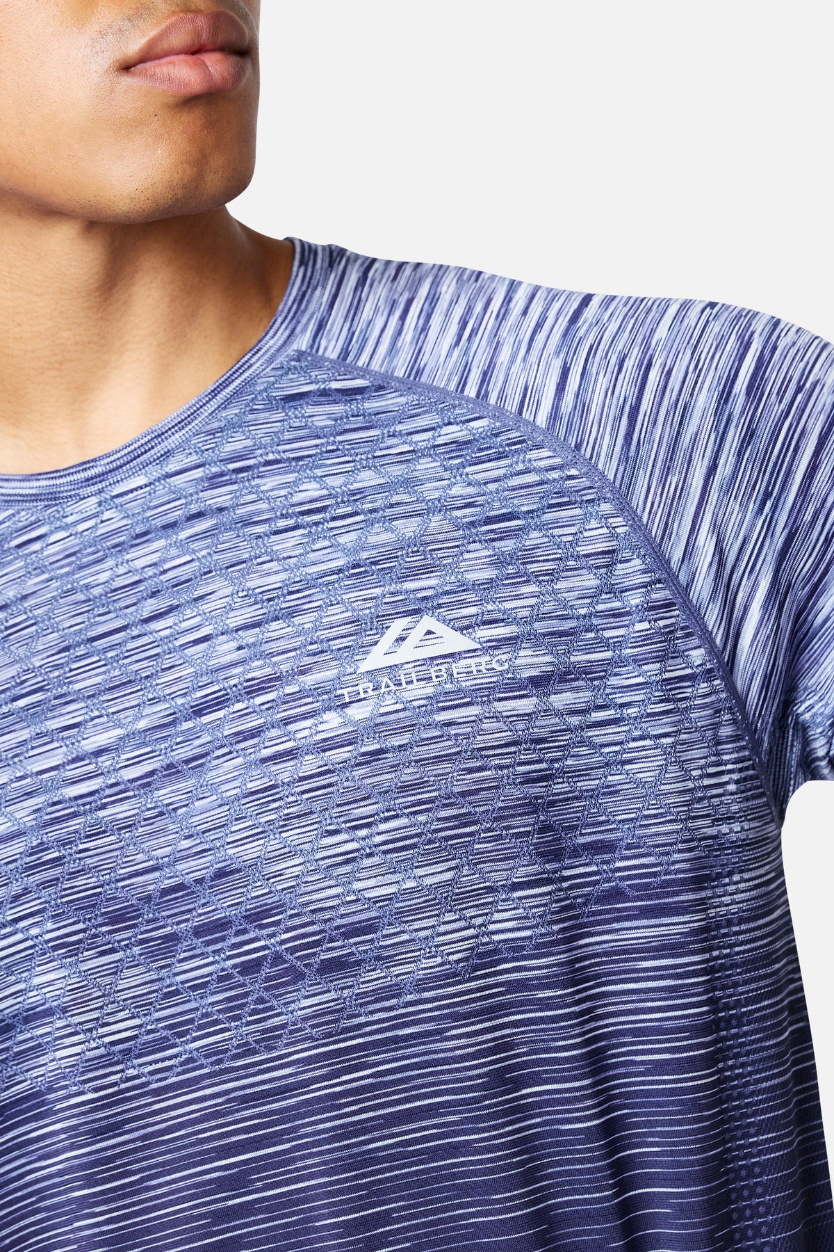 Stride Seamless Tee - Nightflare/Blue Shift/Blue Ice/White
