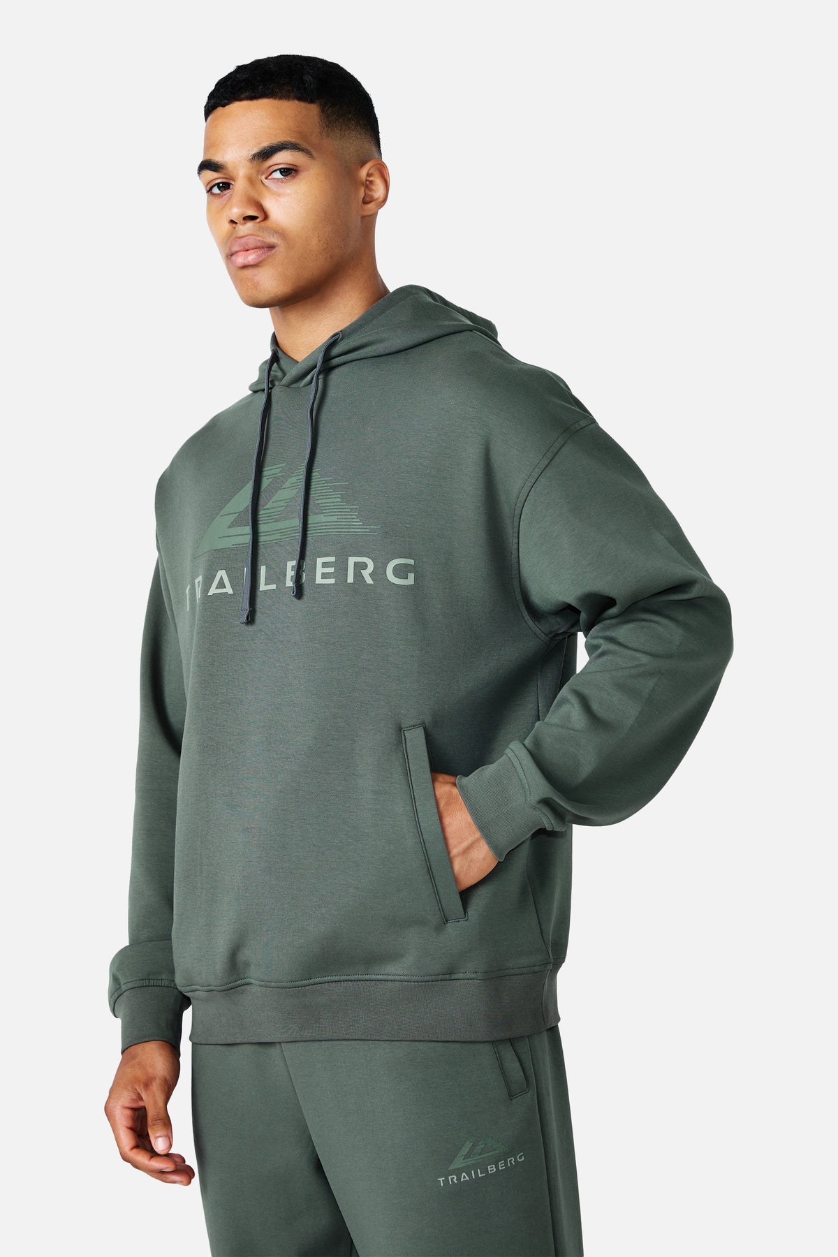 Glitch Logo Tracksuit - Deep Ravine