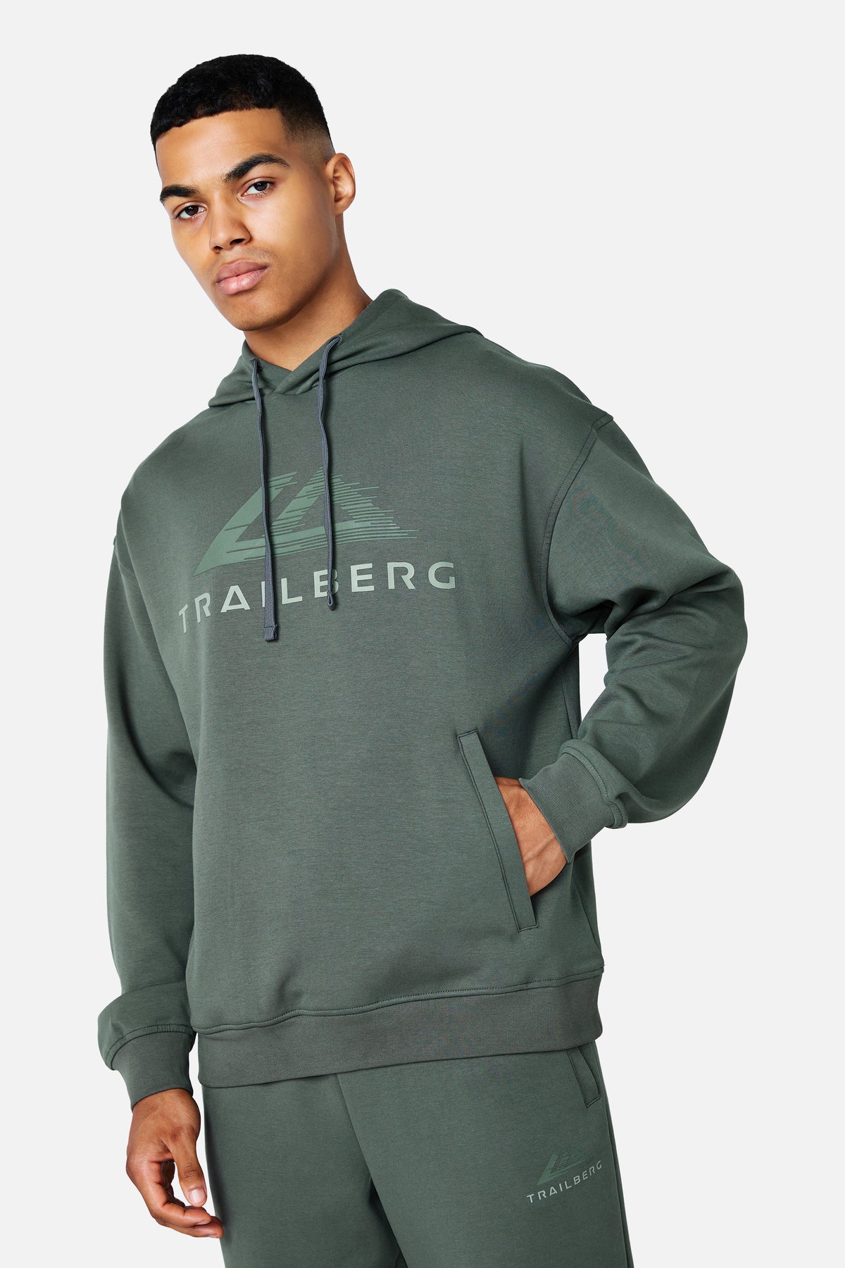 Glitch Logo Tracksuit - Deep Ravine