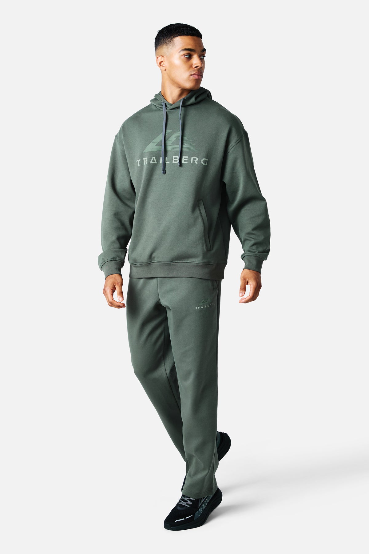 Glitch Logo Tracksuit - Deep Ravine