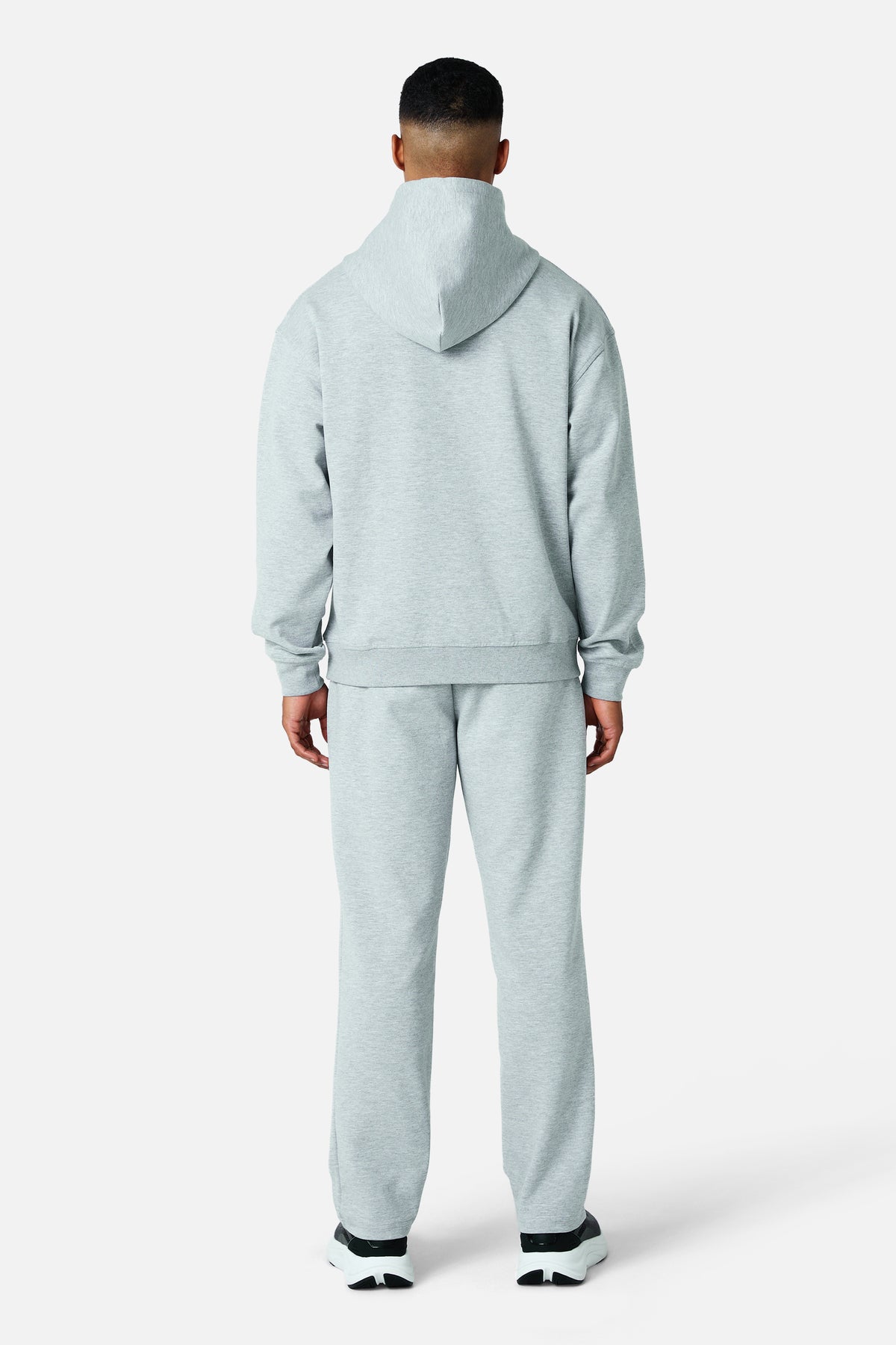 Glitch Logo Tracksuit - Grey Marl