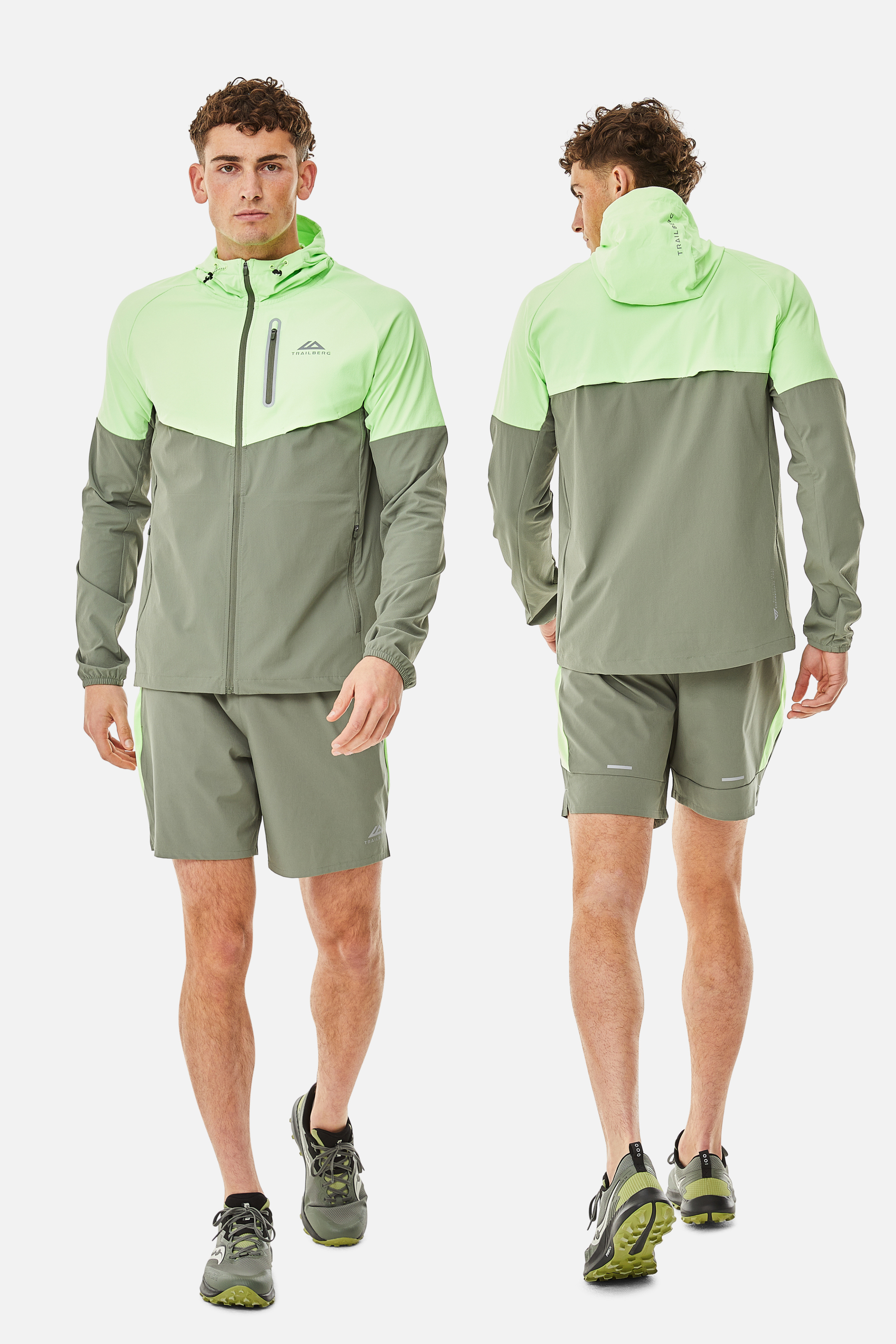 Cloud SS25 Windset - Pine Dust/Neon Lime