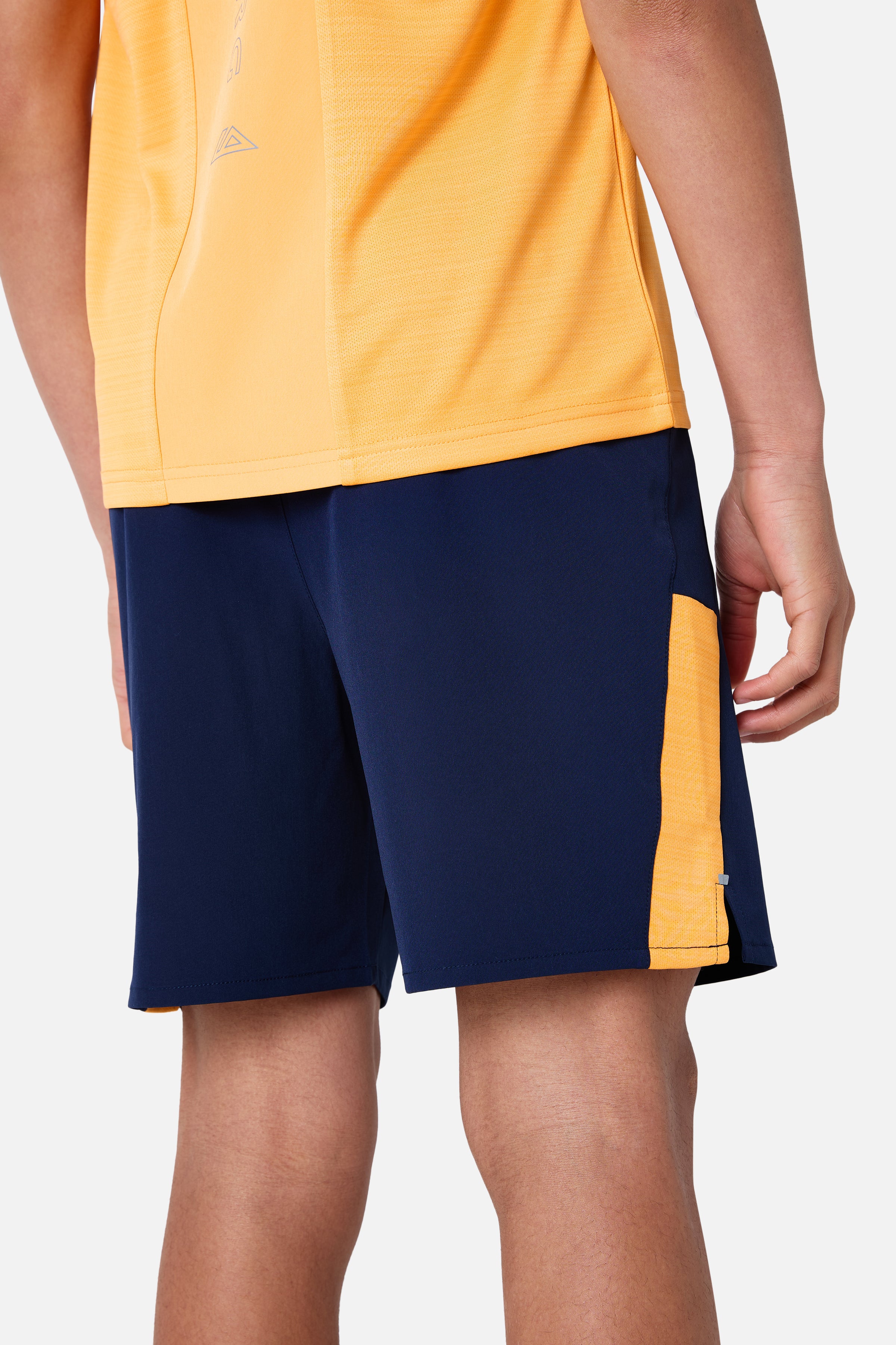 Boys Cloud 2.0 Short - Navy Blue/Orange Glow
