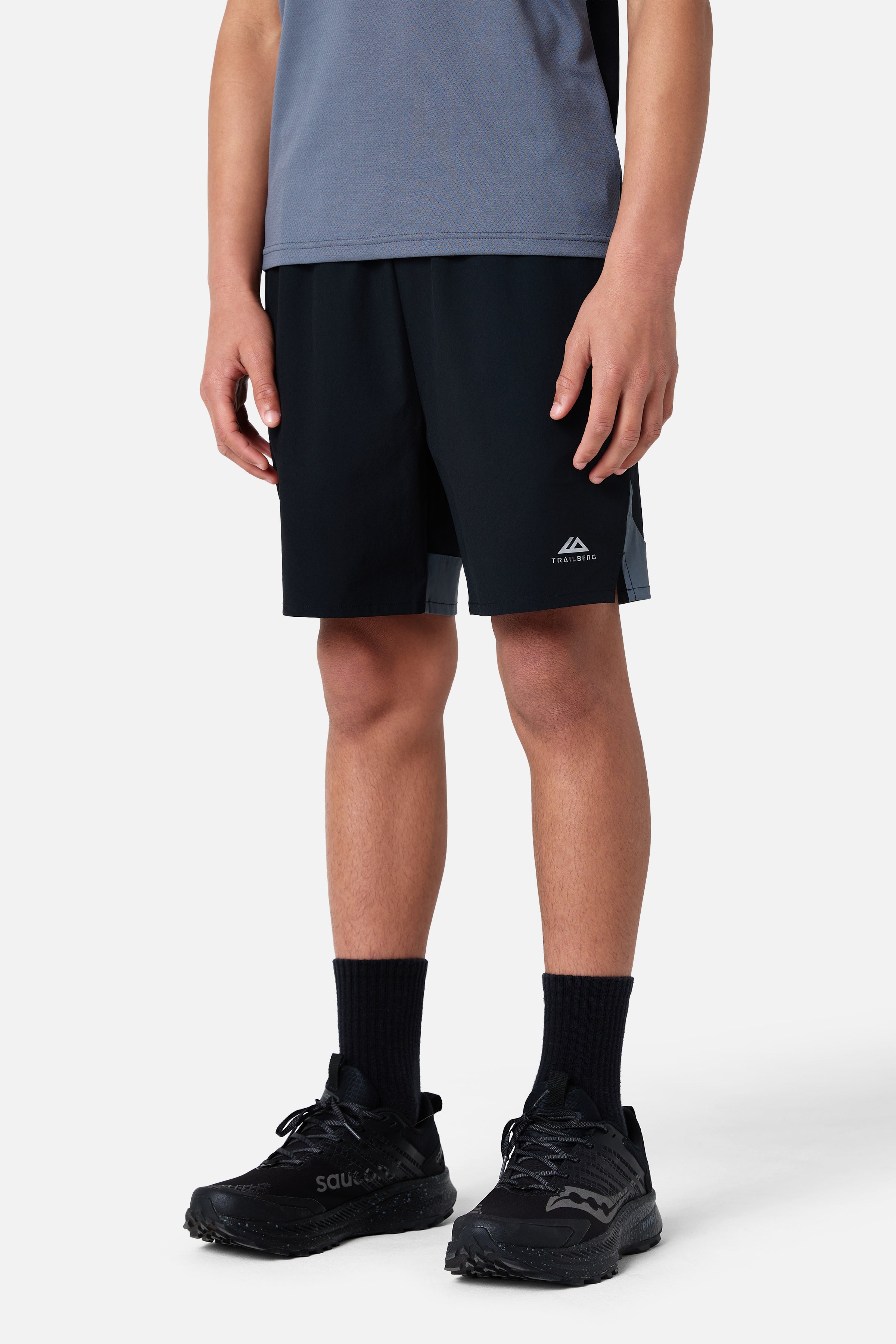 Boys Triathlon 4.0 Short - Black/Storm Grey/Cosmic Pink