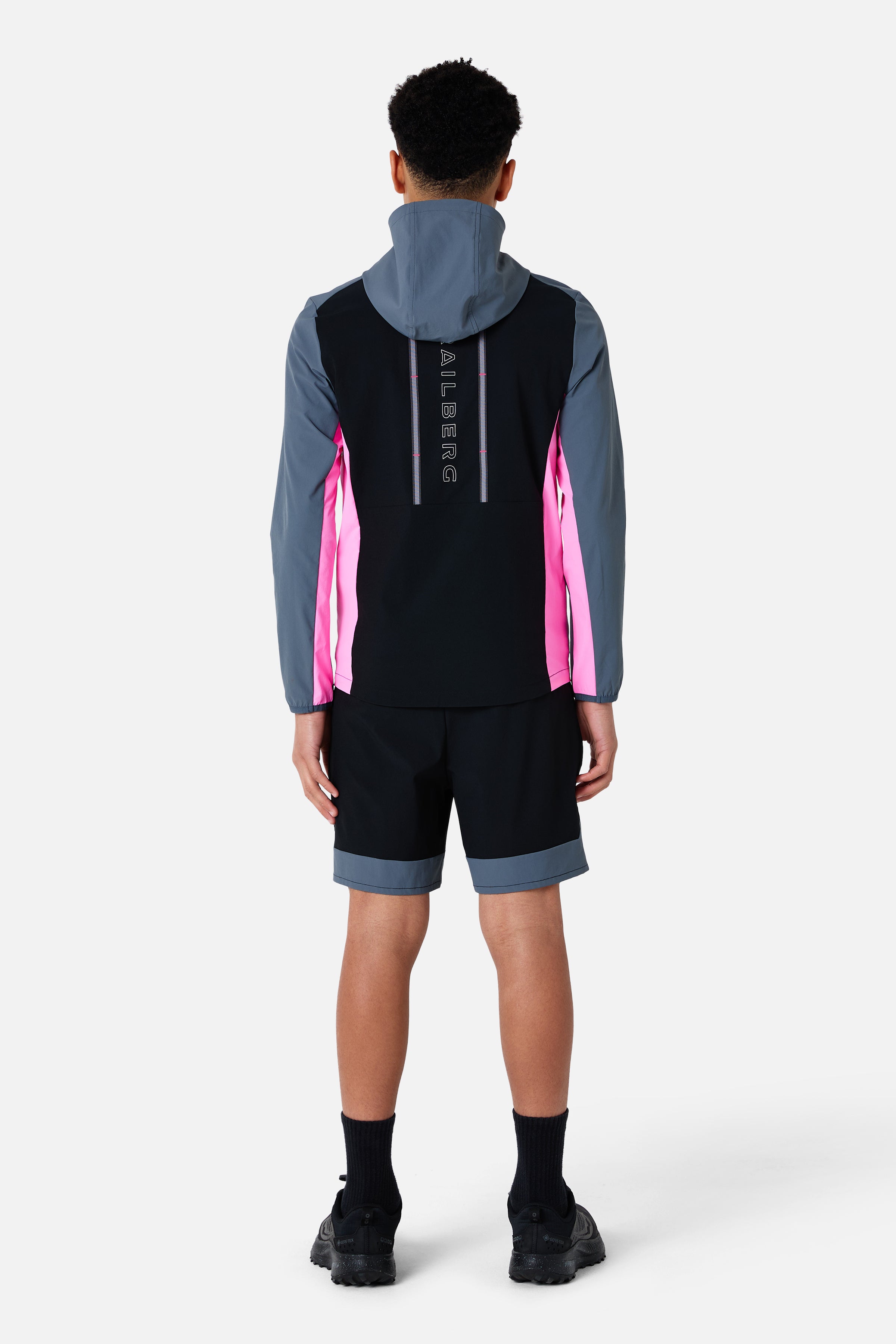 Boys Triathlon 4.0 Windset - Black/Storm Grey/Cosmic Pink