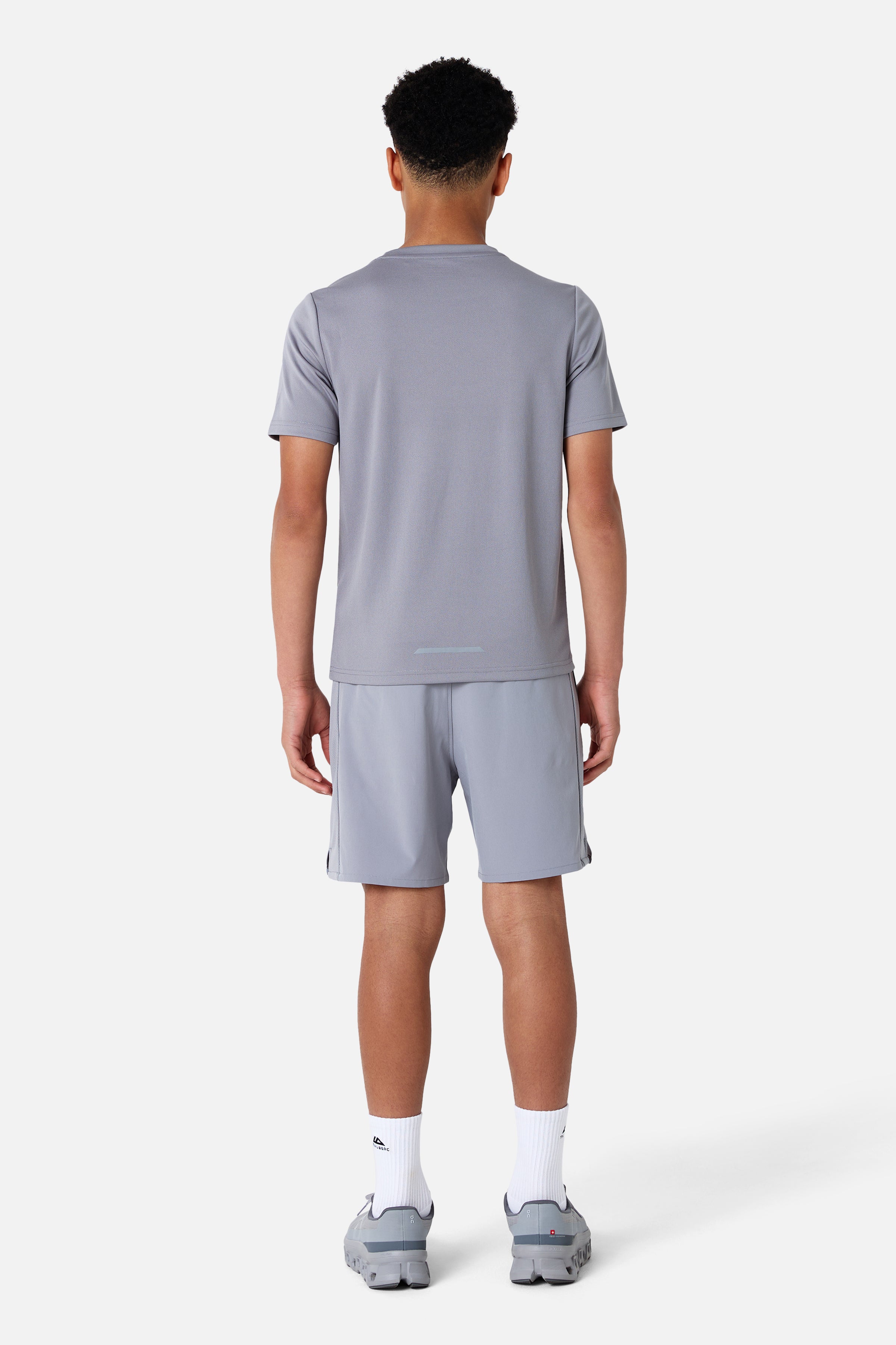 Boys Flex Tee - Moon Grey