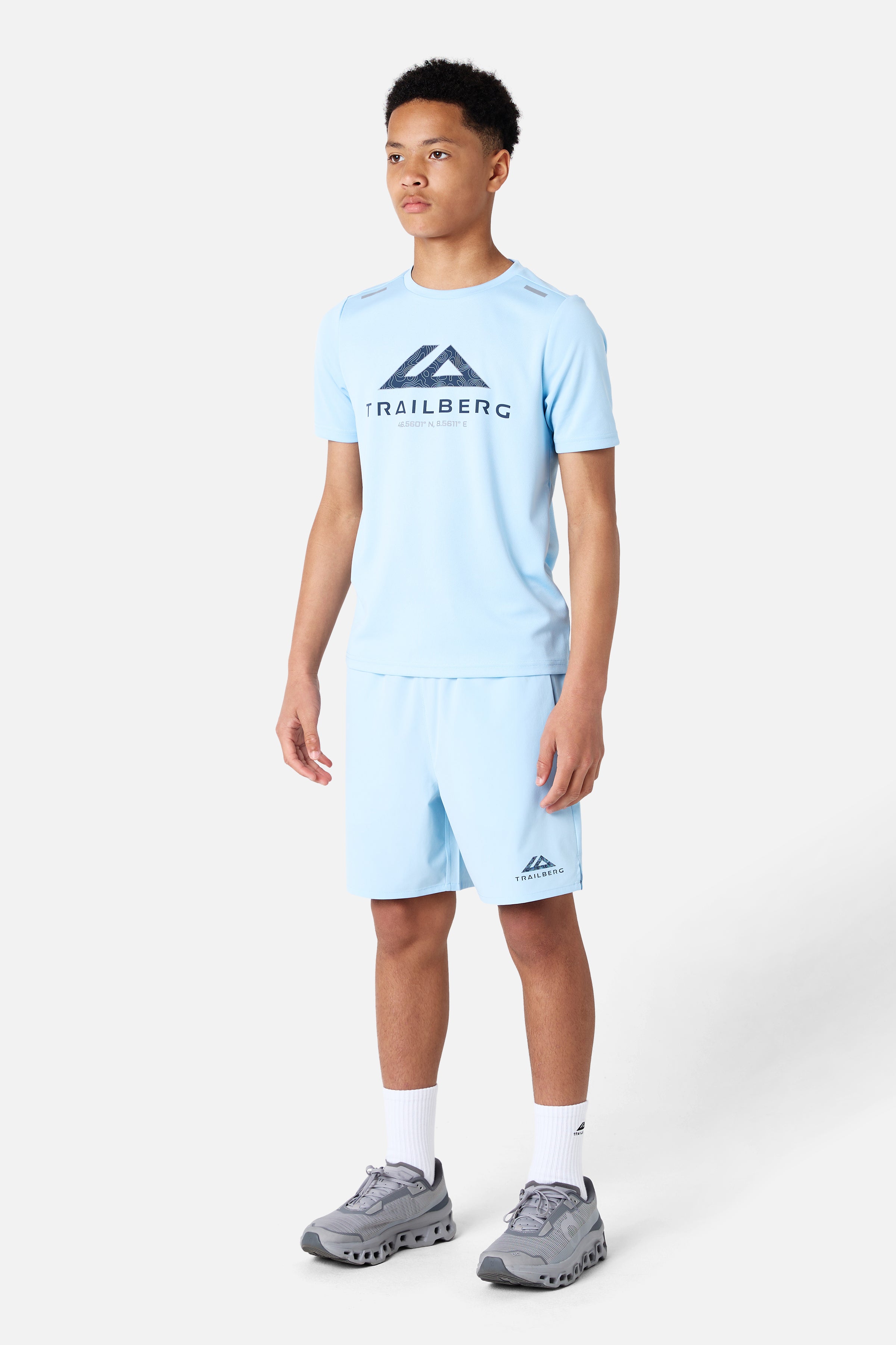 Boys Flex Tee - Dove Blue
