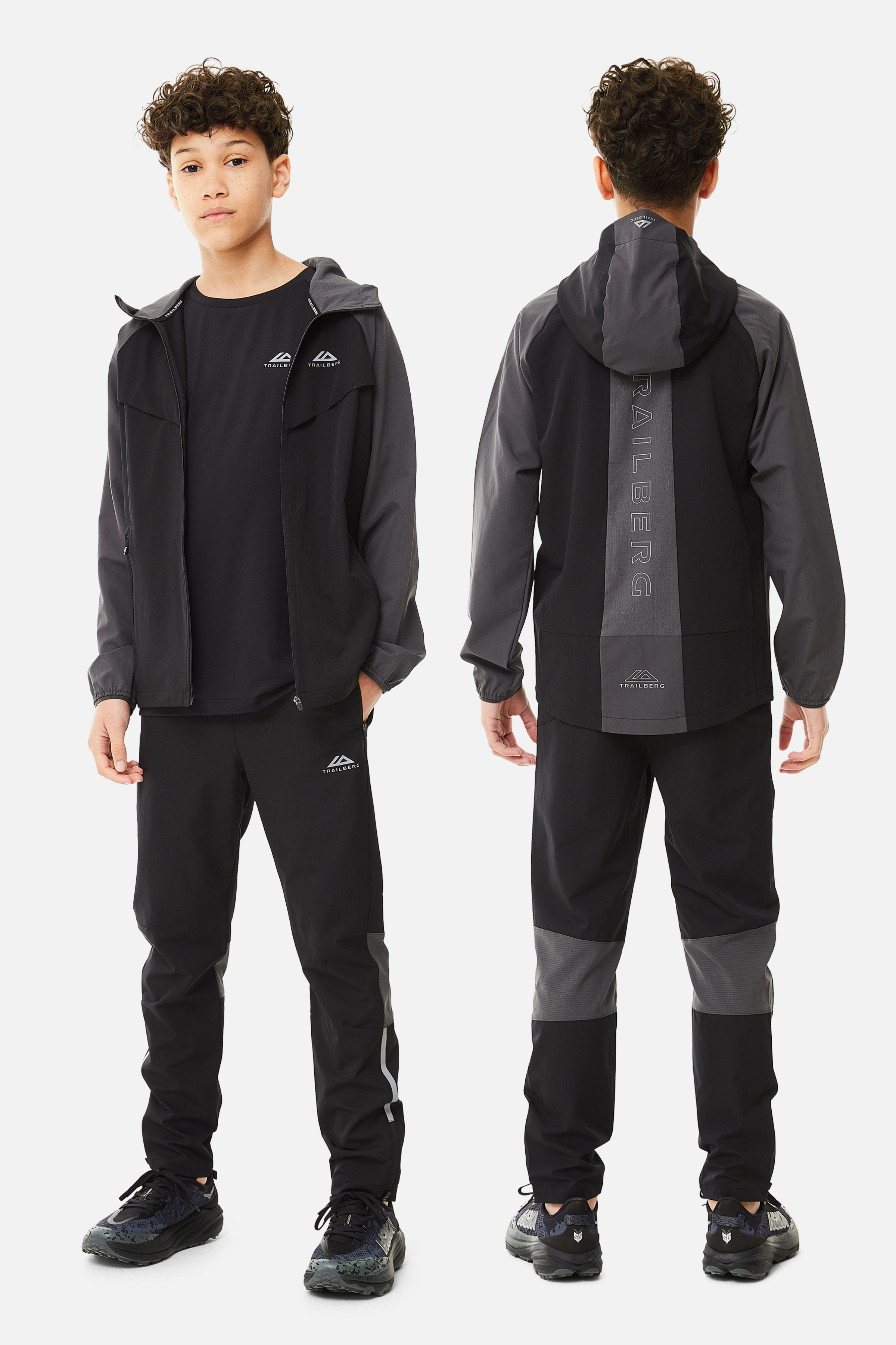 Boys Rapid Keyline Triset - Black/Volcano Grey