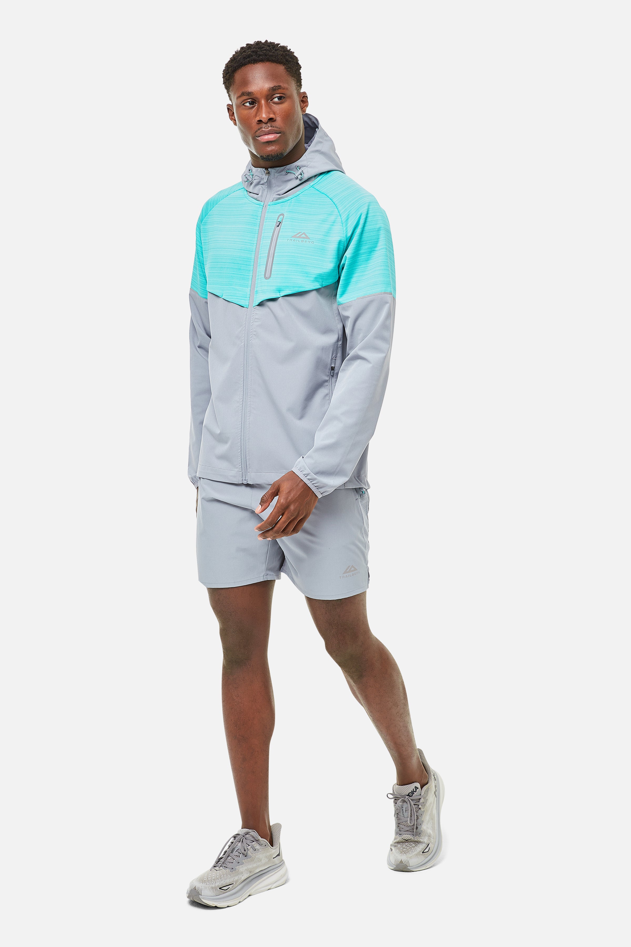 Cloud AW24 Windset - Light Grey/Turquoise