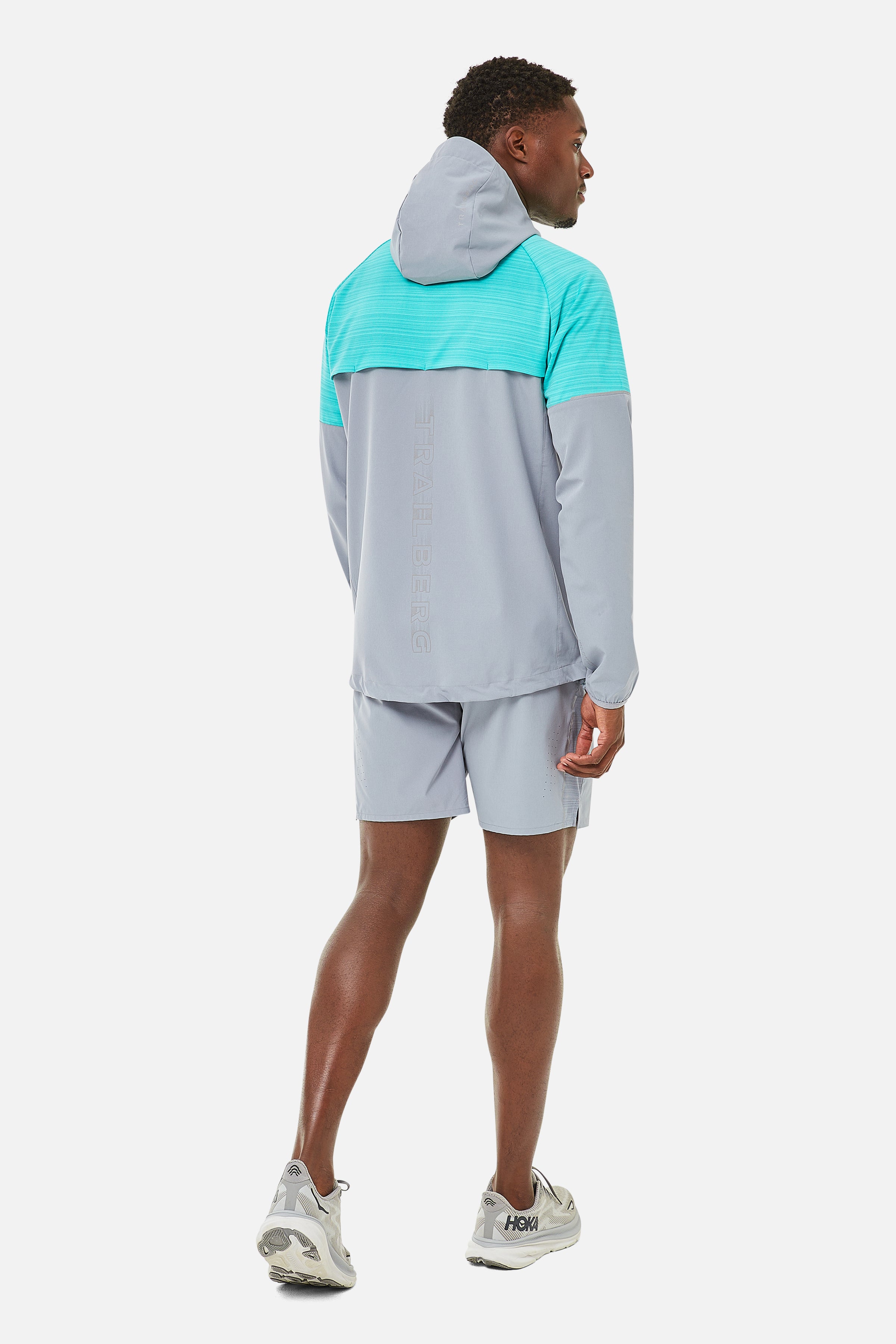 Cloud AW24 Hood - Light Grey/Turquoise