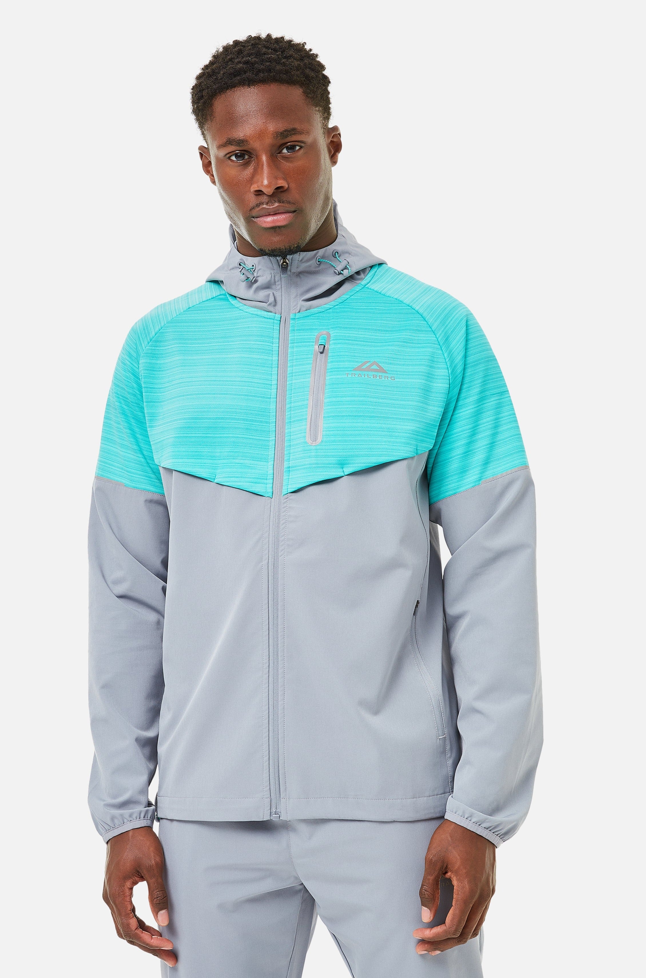Cloud AW24 Windset - Light Grey/Turquoise