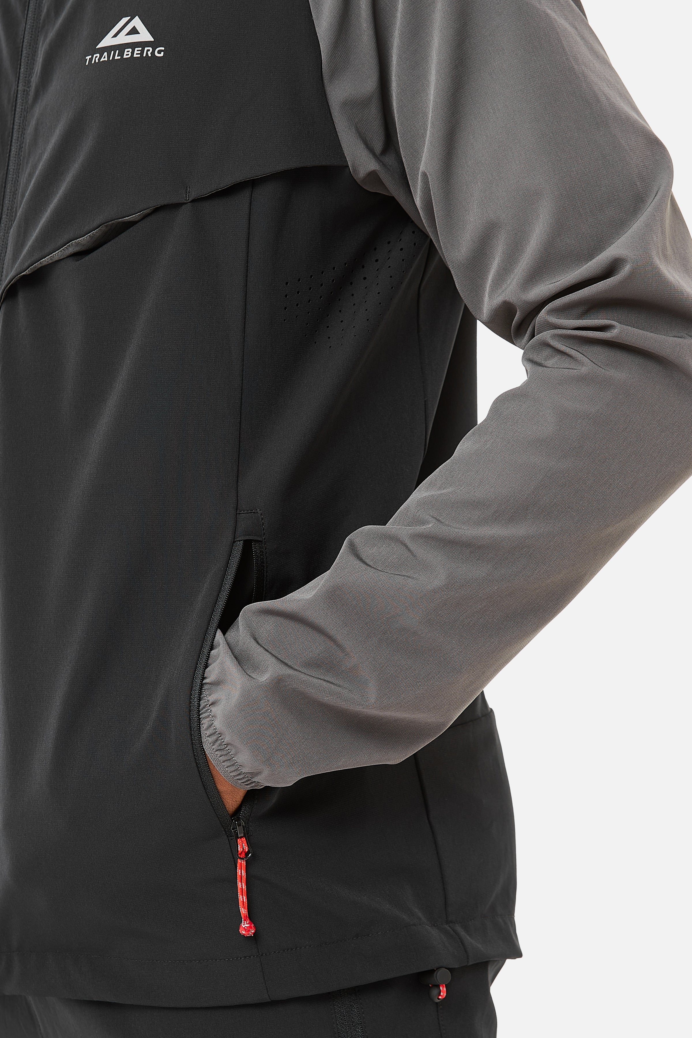 Rapid Ventilate Tracksuit - Black/Dark Grey
