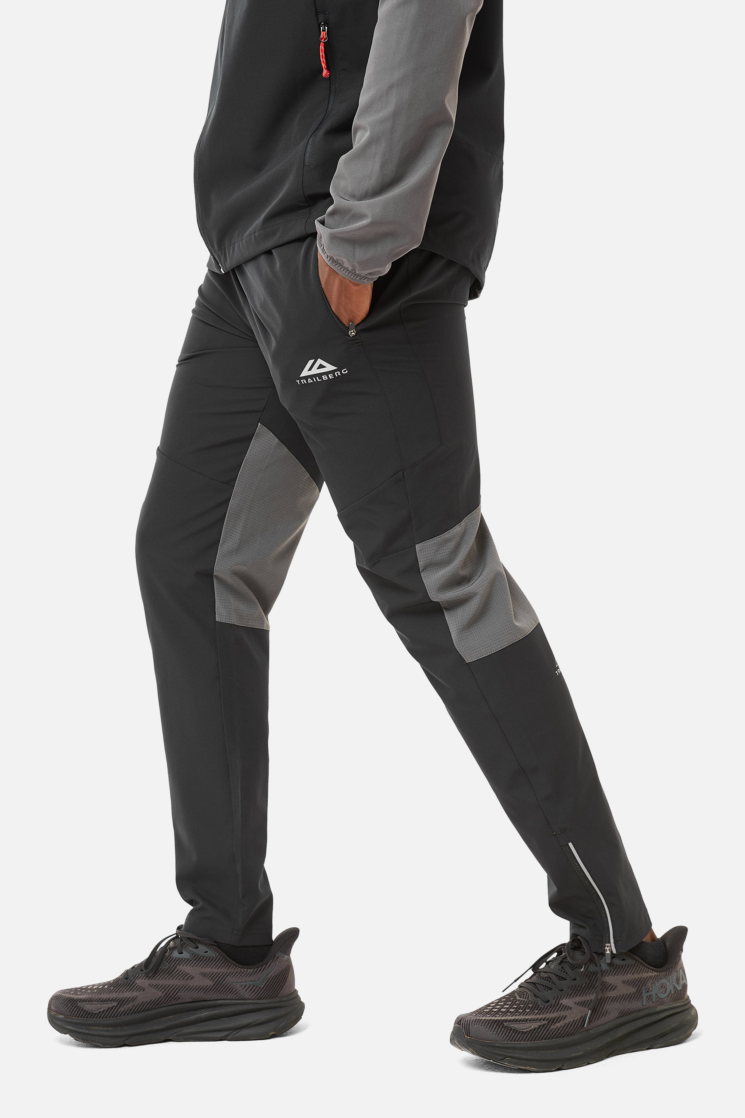 Rapid Ventilate Tracksuit - Black/Dark Grey
