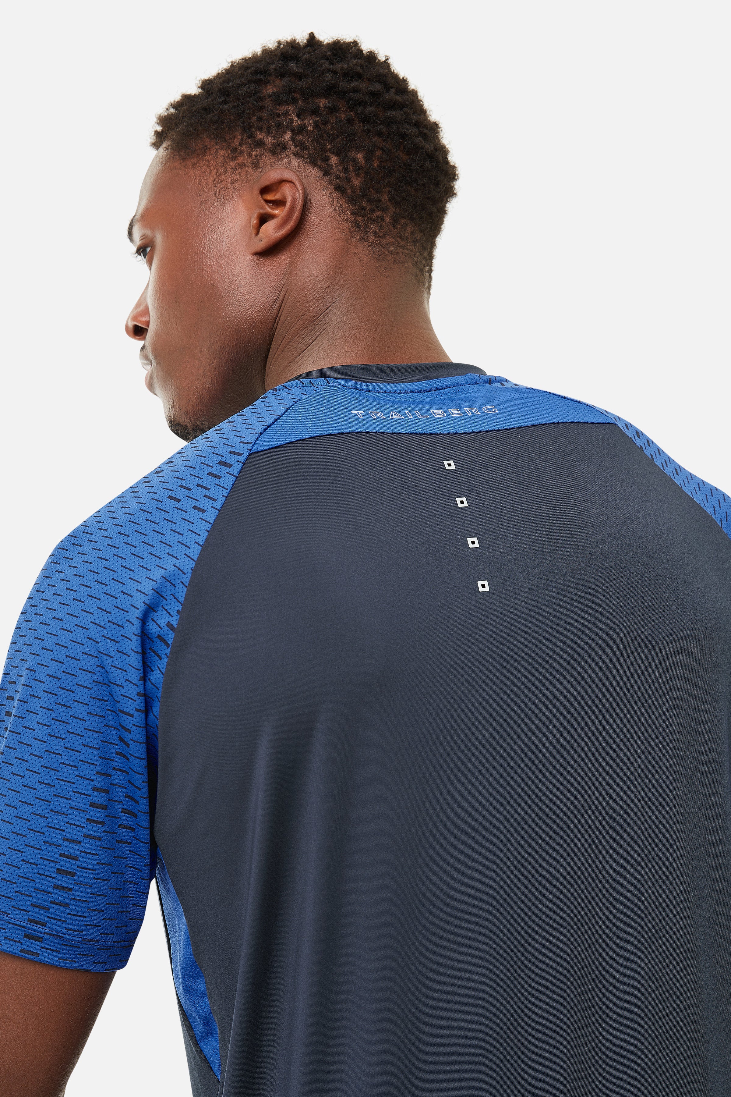 Motion Tee - Navy/Cobalt