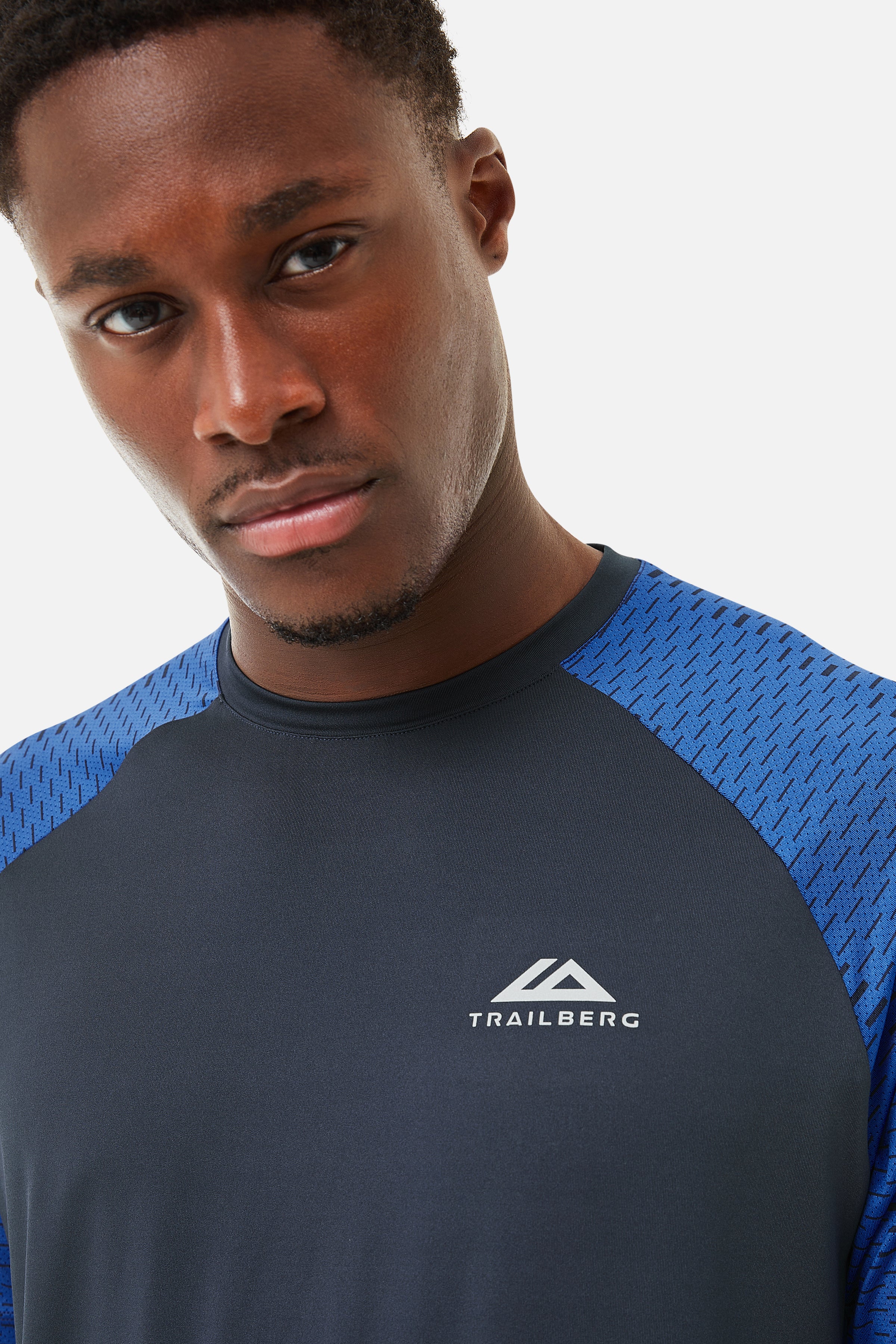 Motion Tee - Navy/Cobalt