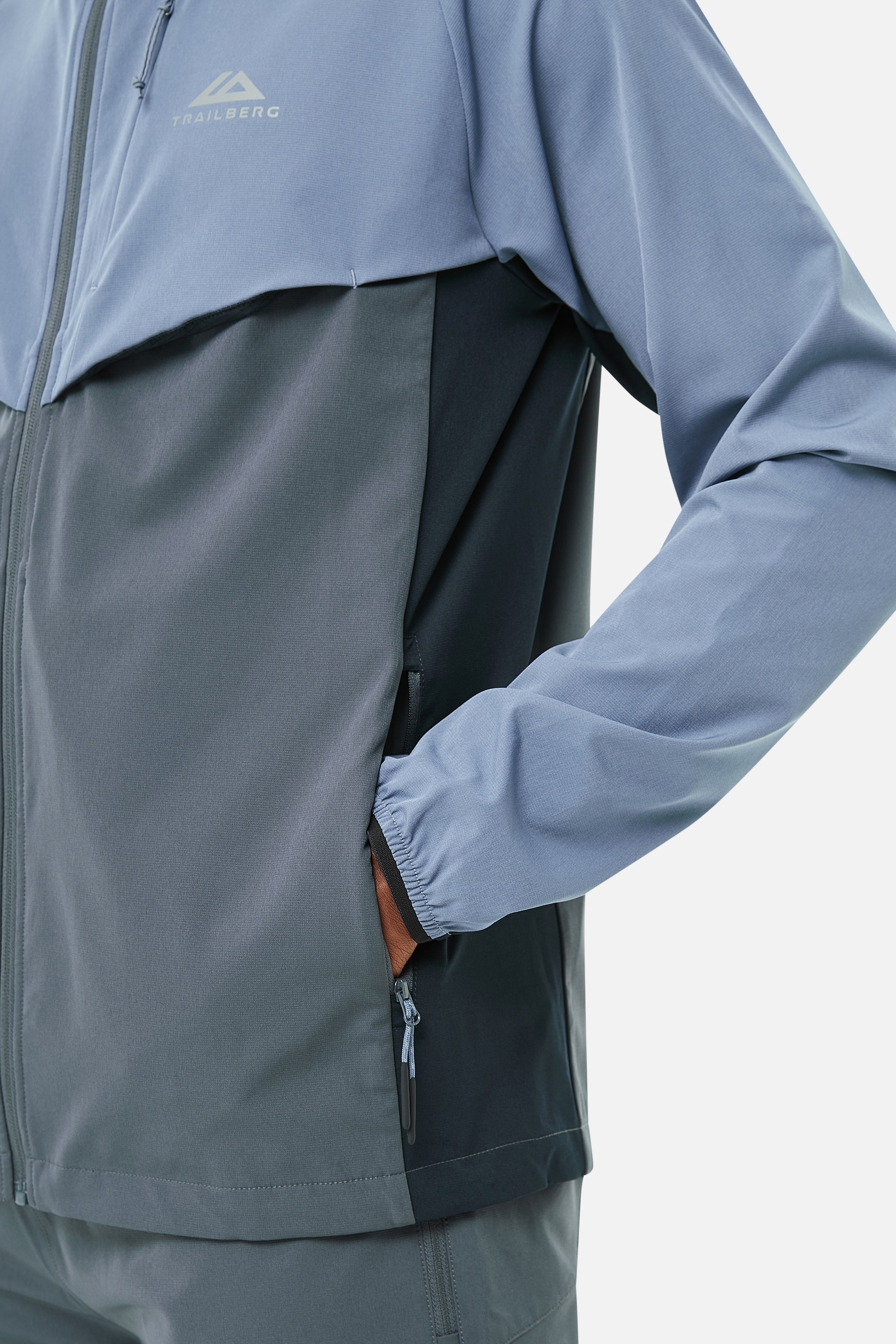 Tricolour Hood - Blue