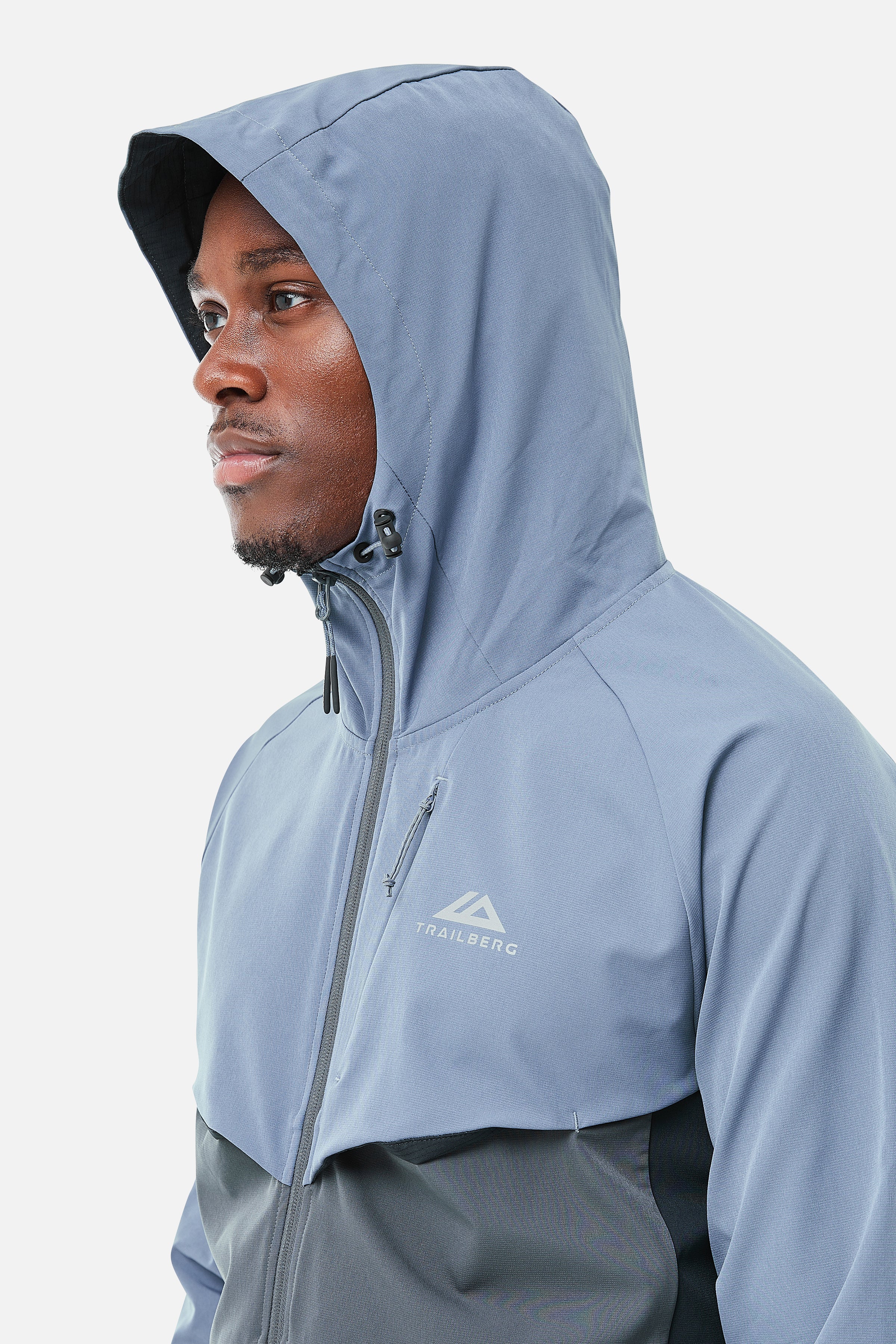 Tricolour Hood - Blue