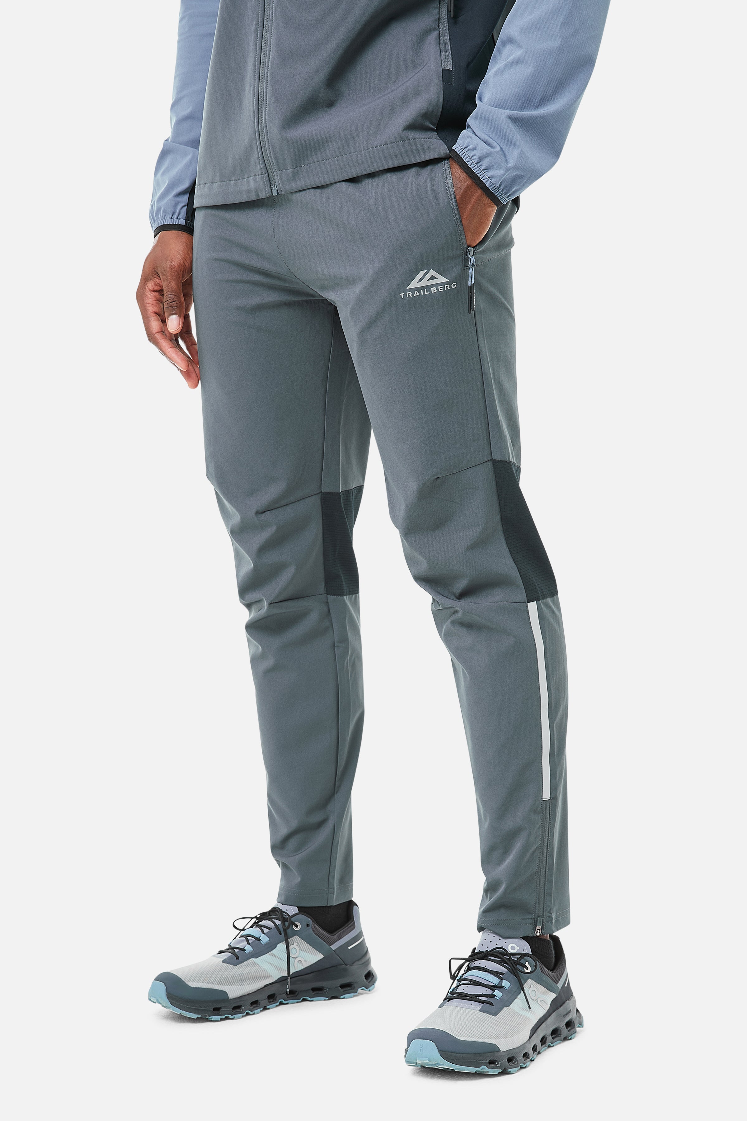 Tricolour Pant - Blue
