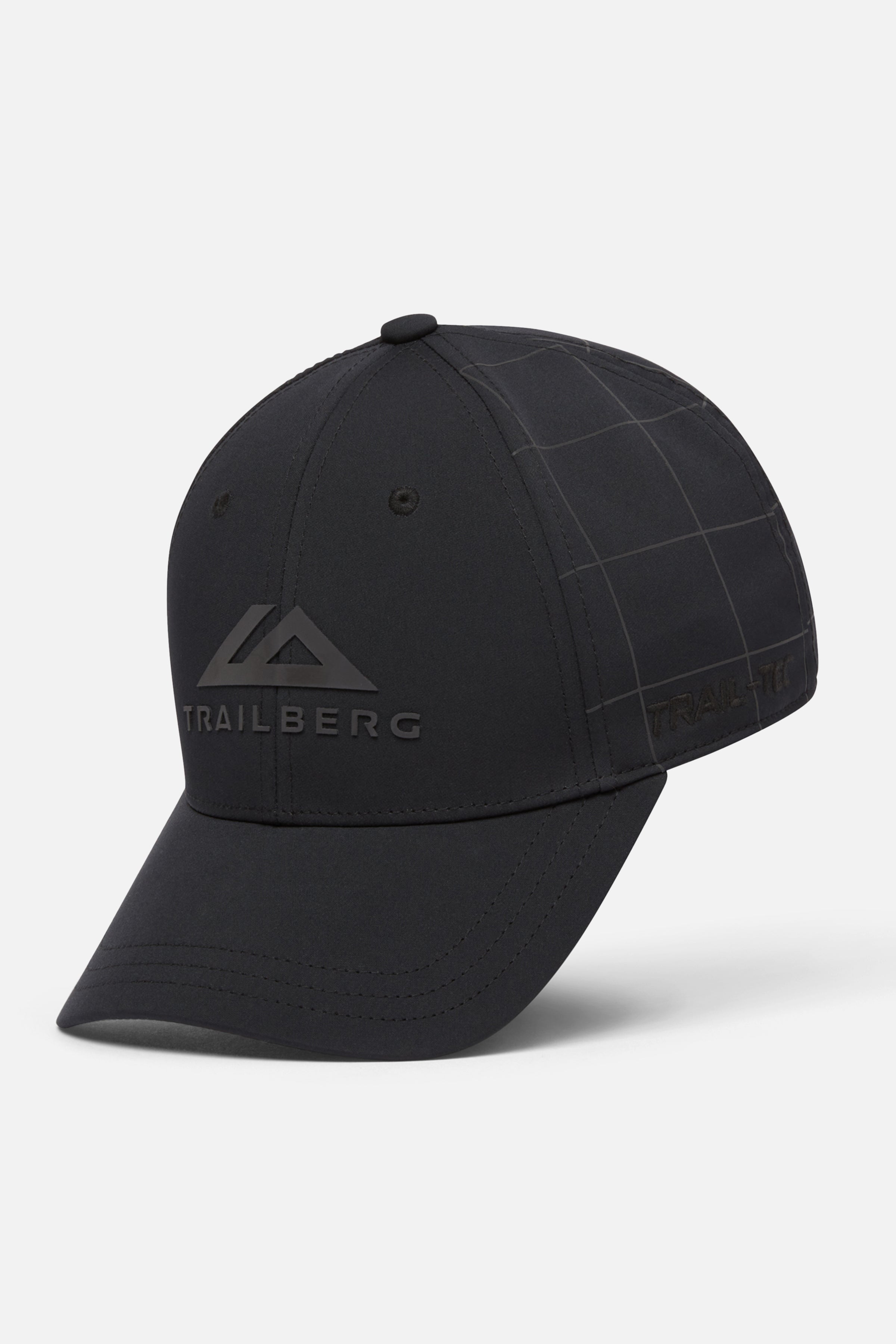 Reflective Grid 6 Panel Cap - Black