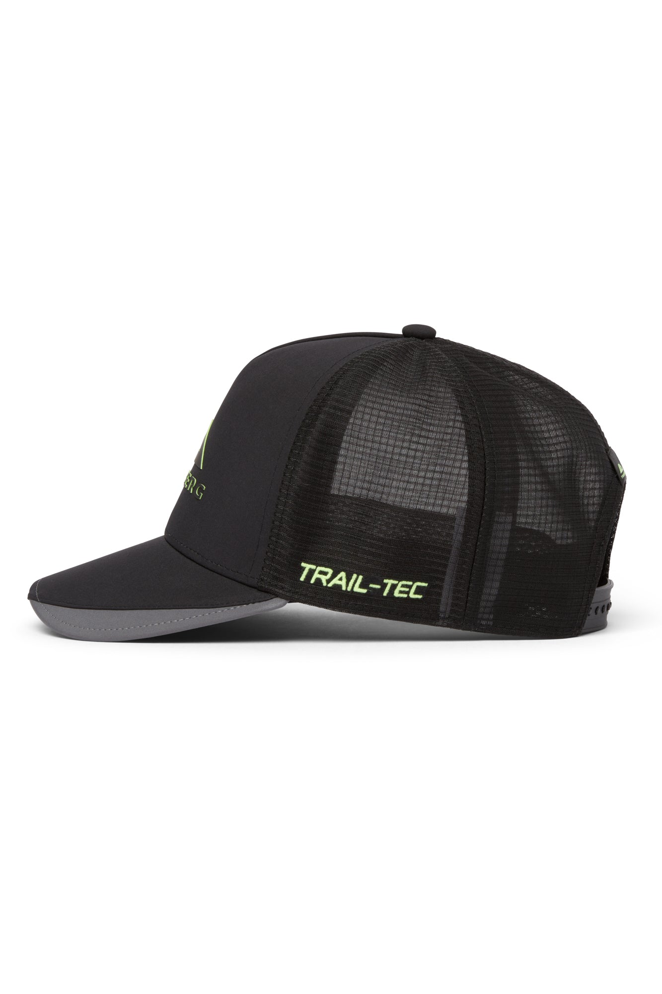 Vertex Obsidian Trucker Cap - Black/Neon Lime