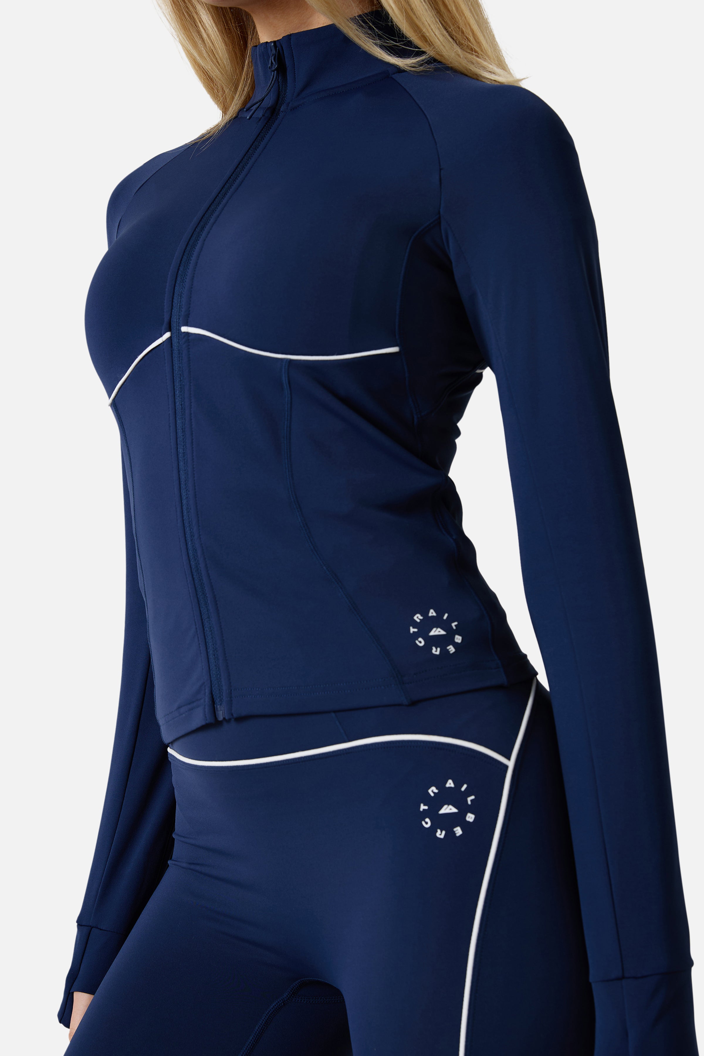 Womens Drift Track Jacket - Indigo Blue