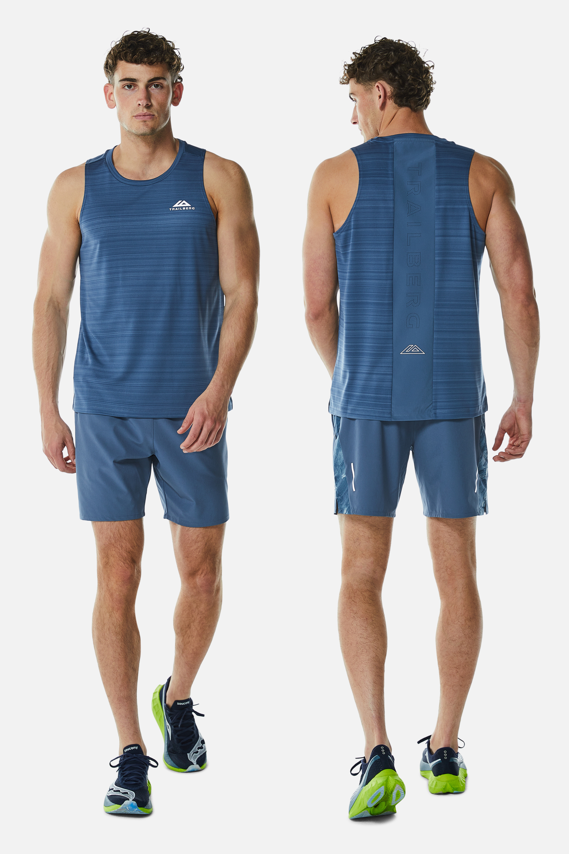 SS25 Cloud Slate Vest Twinset - Breeze