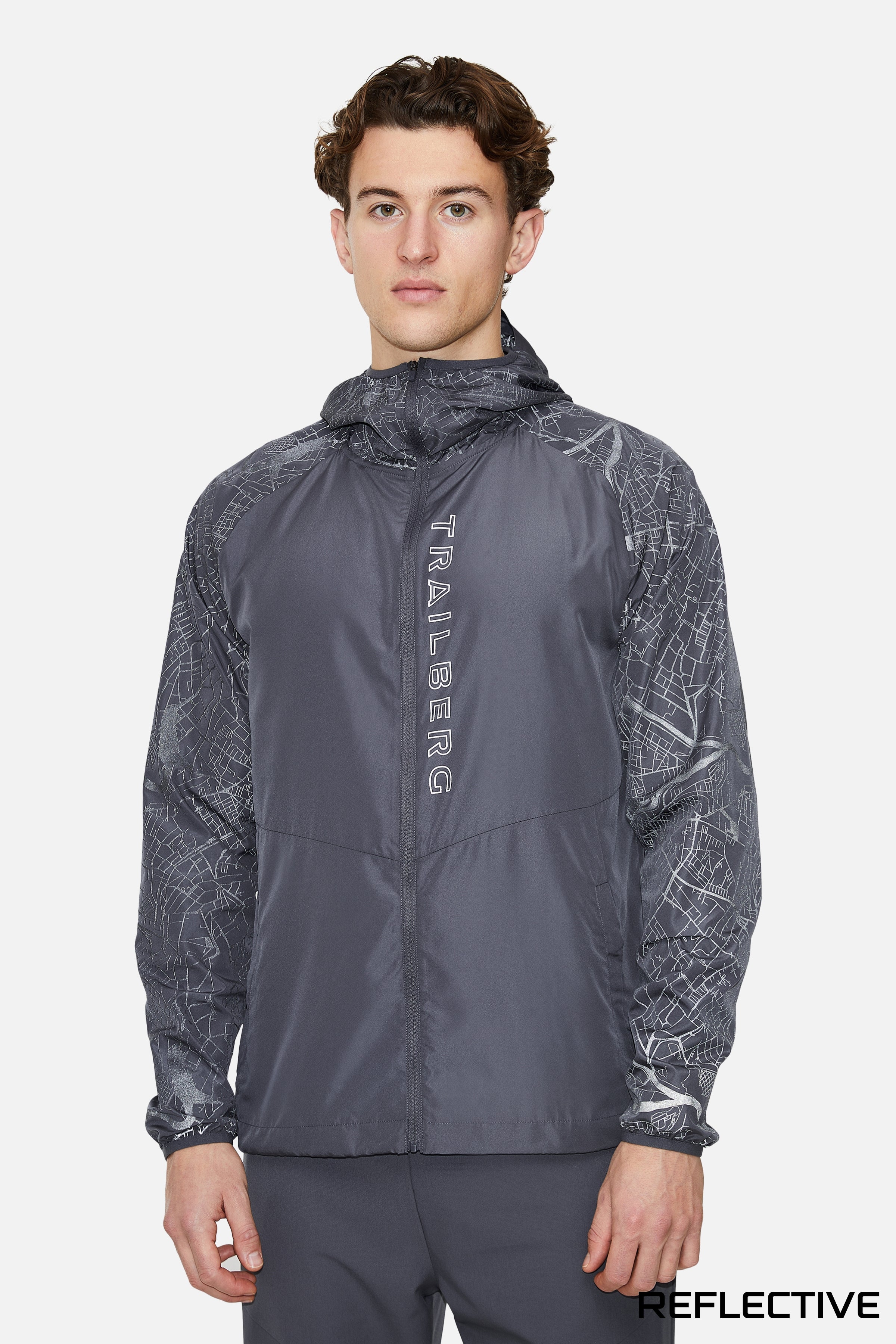 Geneva Windbreaker - Charcoal Grey