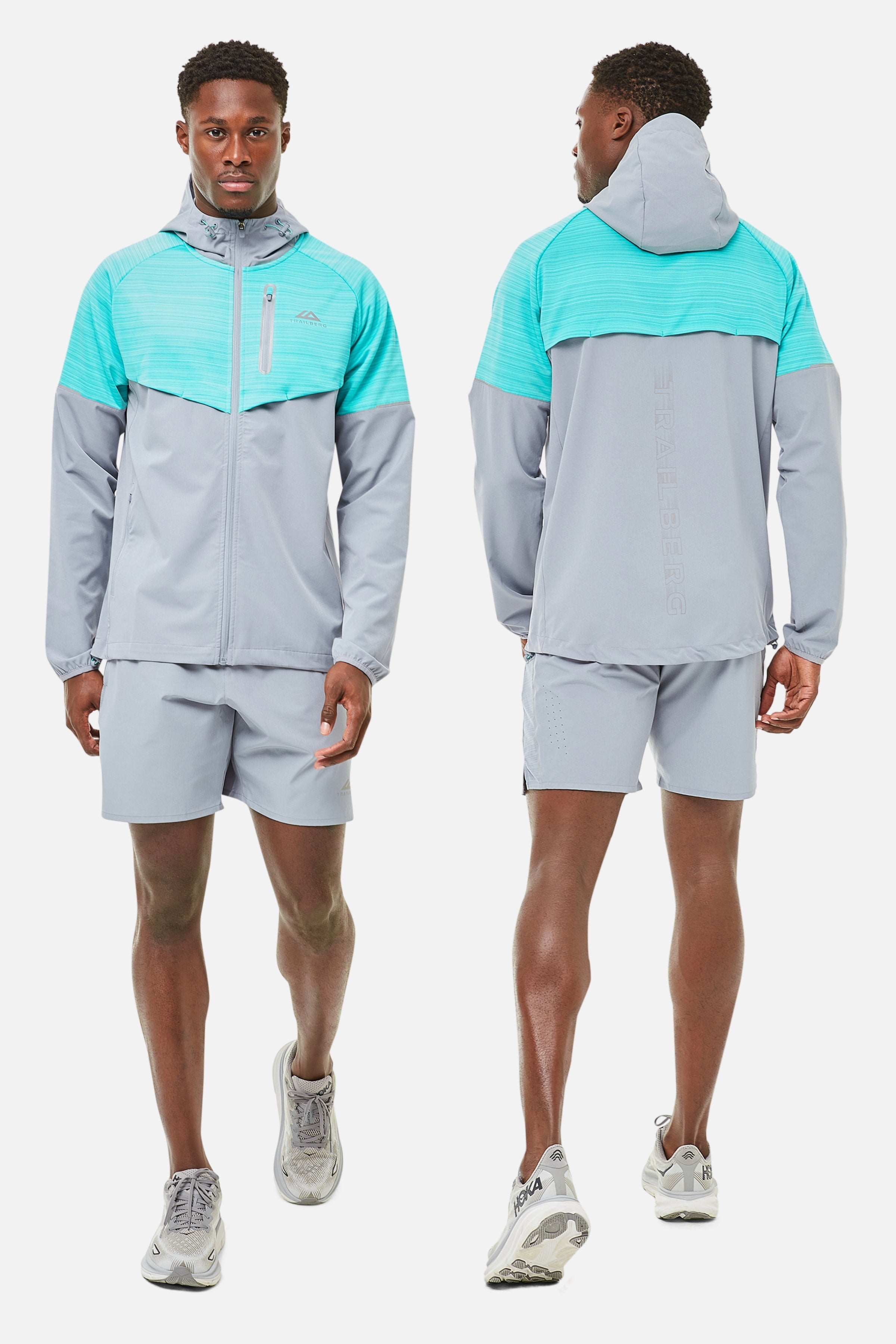 Cloud AW24 Windset - Light Grey/Turquoise