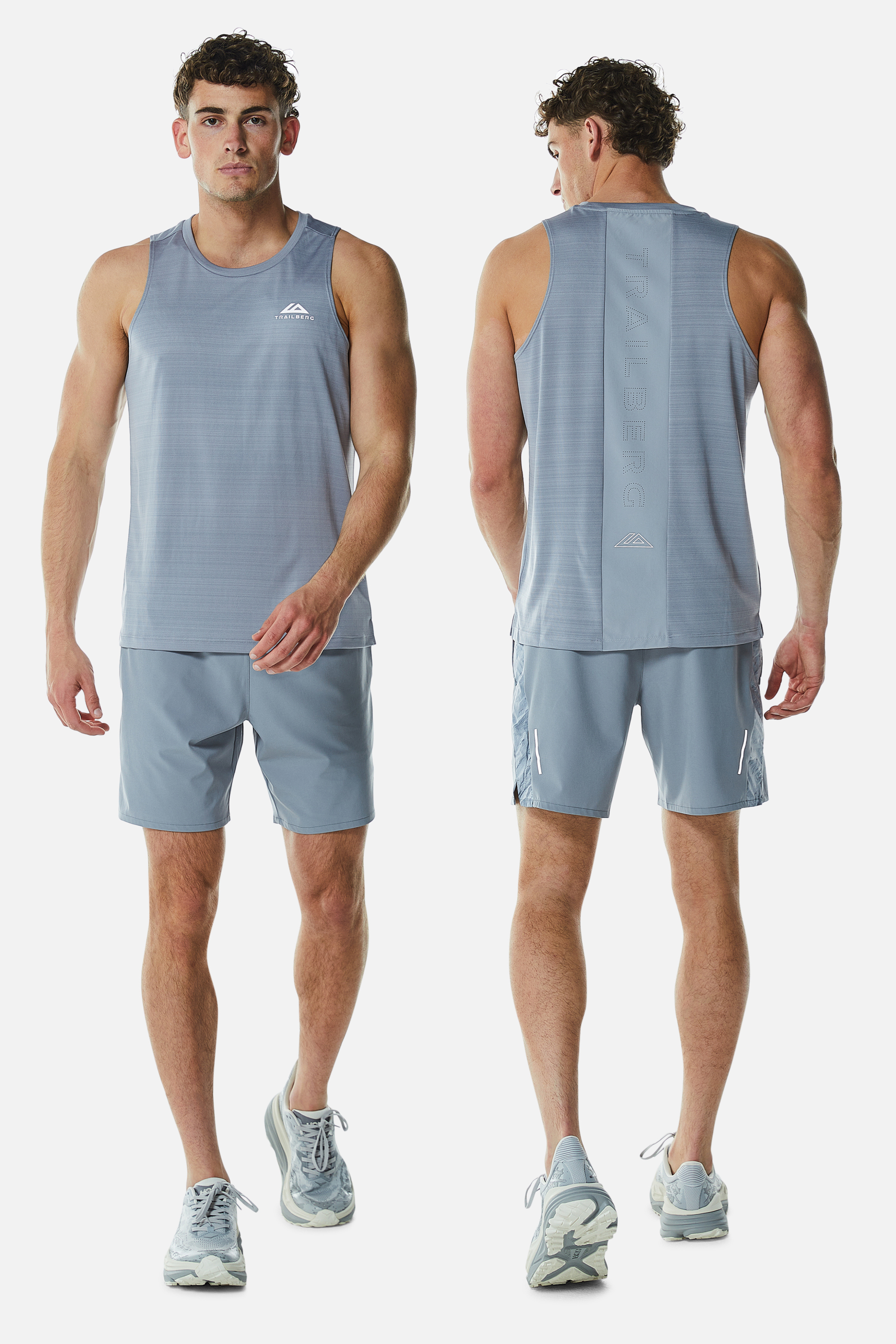 SS25 Cloud Slate Vest Twinset - Frosted Fog