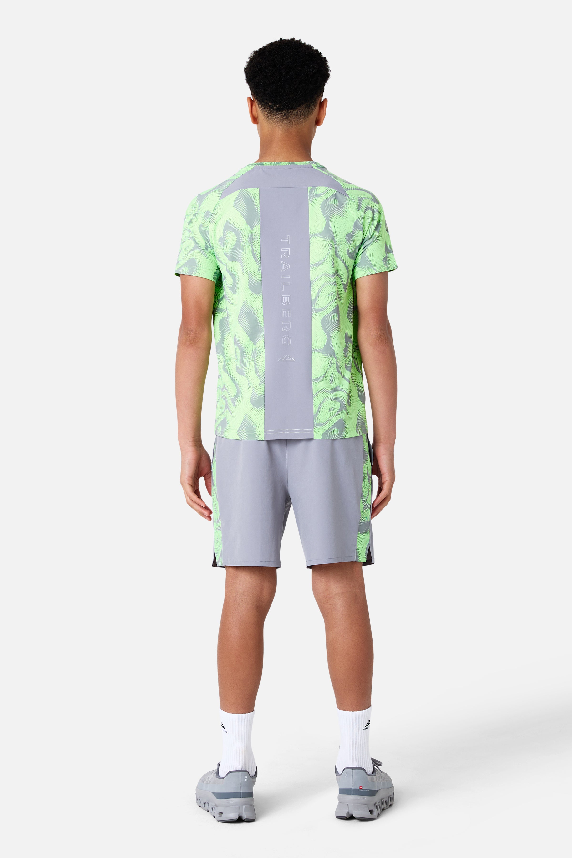 Boys Kinetic Twinset - Moon Grey/Neon Lime