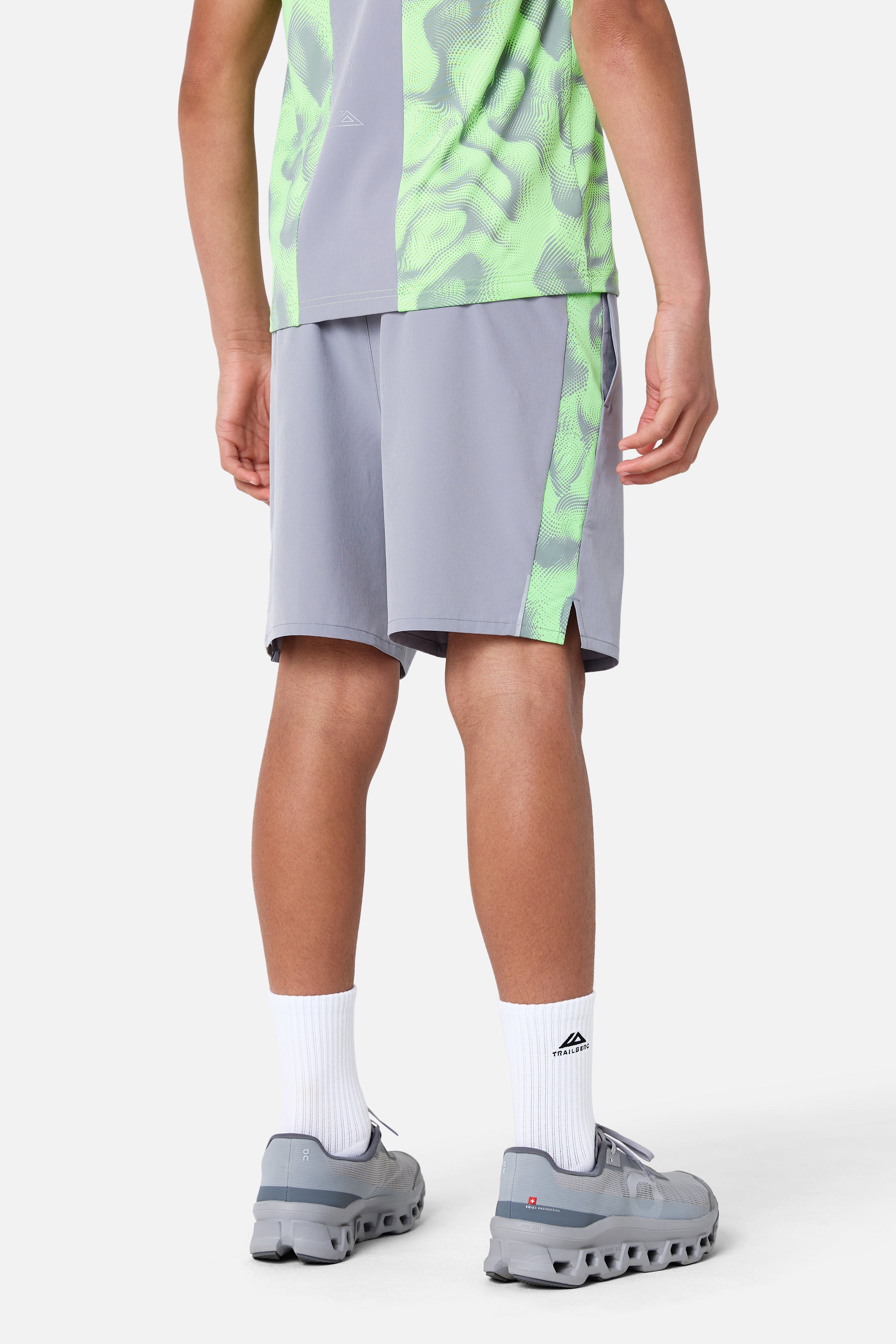 Boys Kinetic Twinset - Moon Grey/Neon Lime