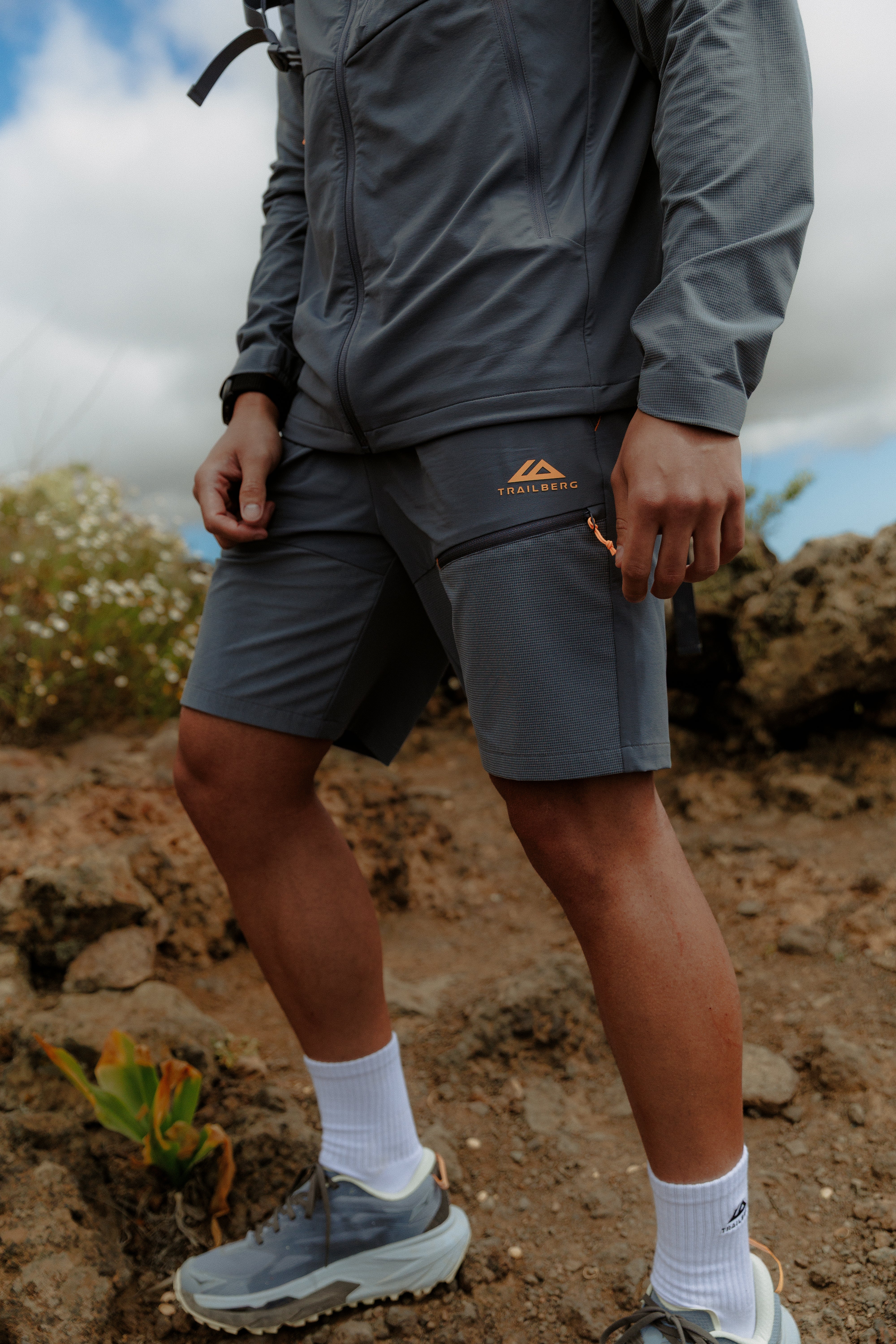 Kazbek Cargo Short - Ash Grey