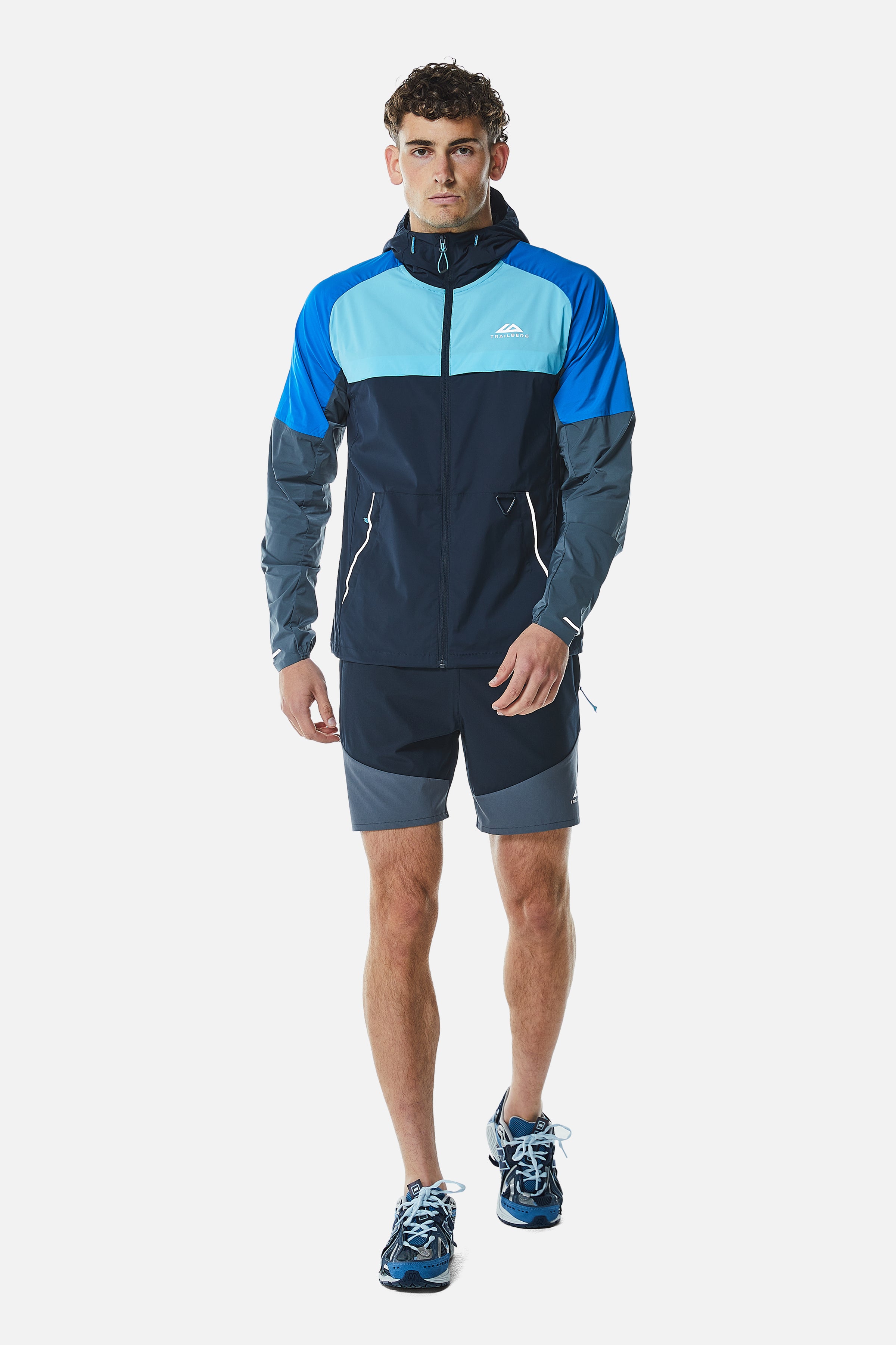 Surge Windbreaker - Deep Ocean/Electric Azure/Lagoon Blue/Storm Grey
