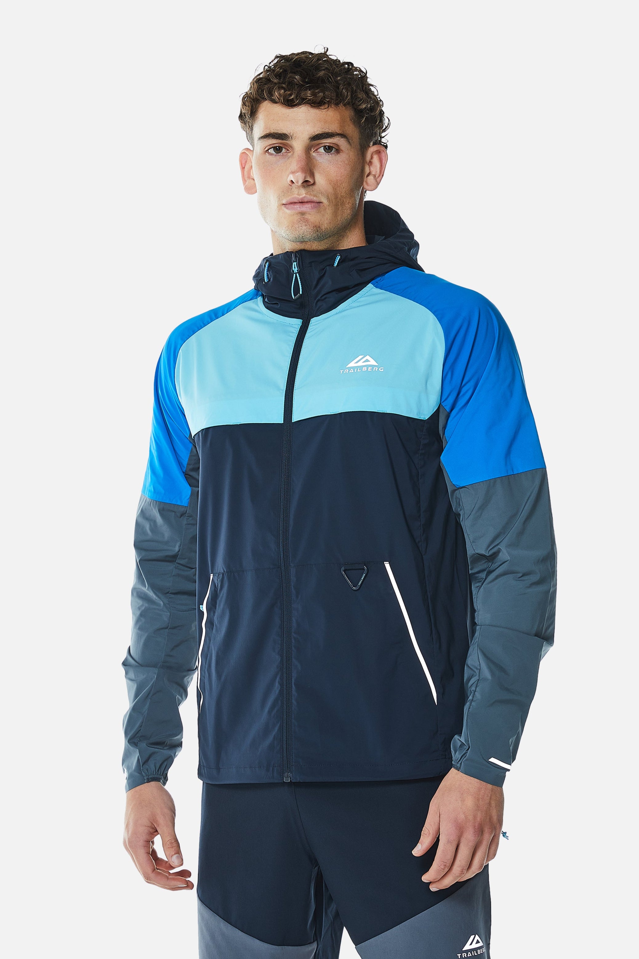 Surge Windbreaker - Deep Ocean/Electric Azure/Lagoon Blue/Storm Grey