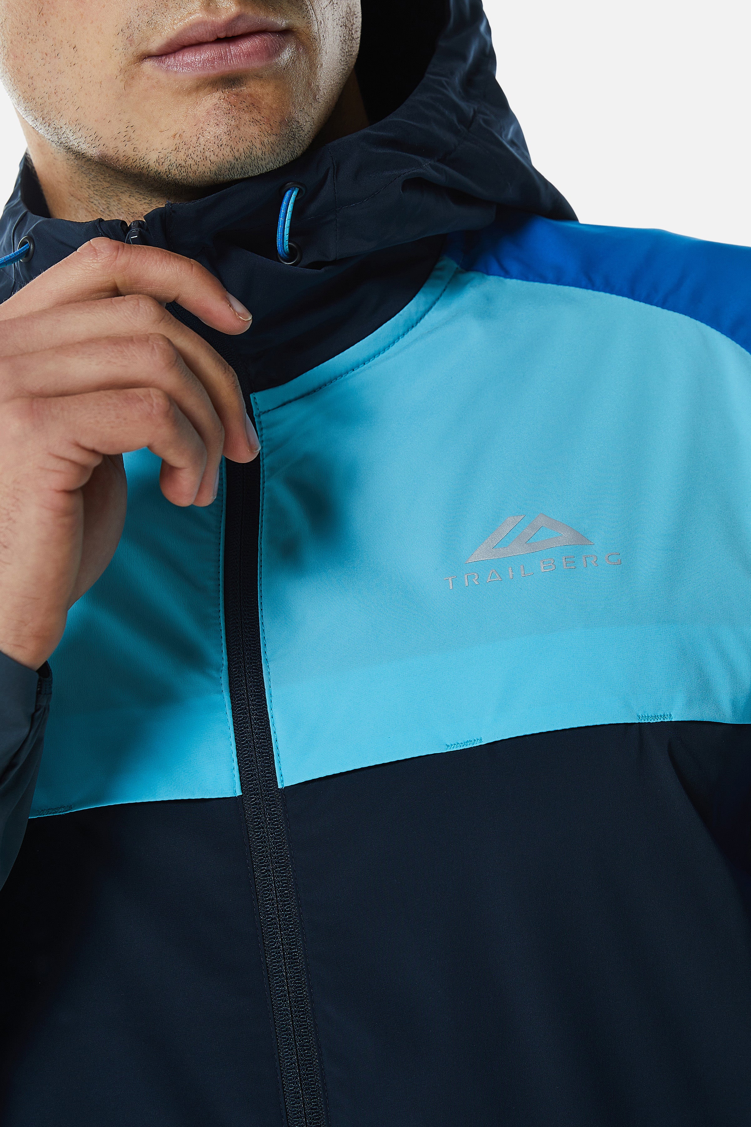 Surge Windbreaker - Deep Ocean/Electric Azure/Lagoon Blue/Storm Grey