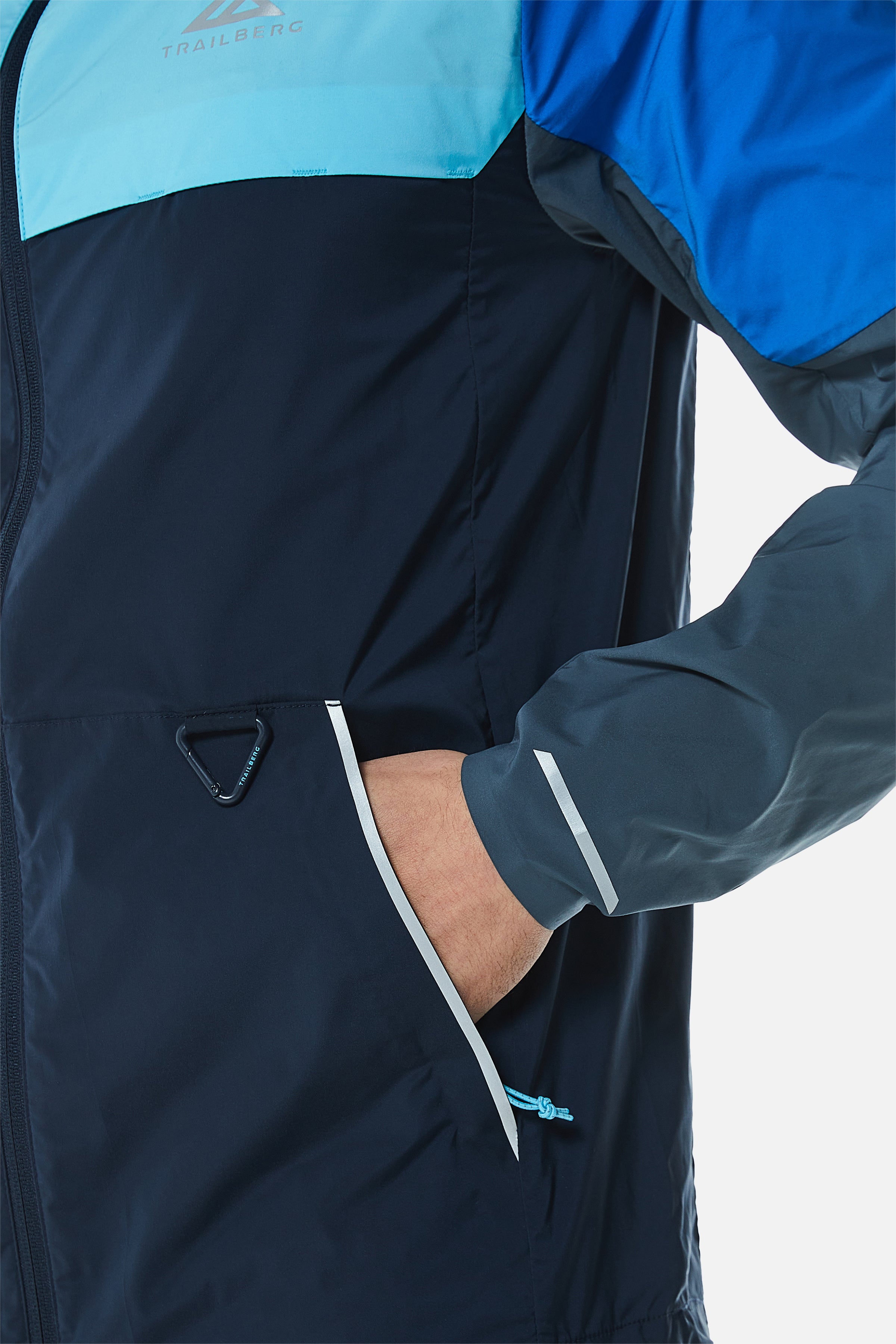 Surge Windbreaker - Deep Ocean/Electric Azure/Lagoon Blue/Storm Grey