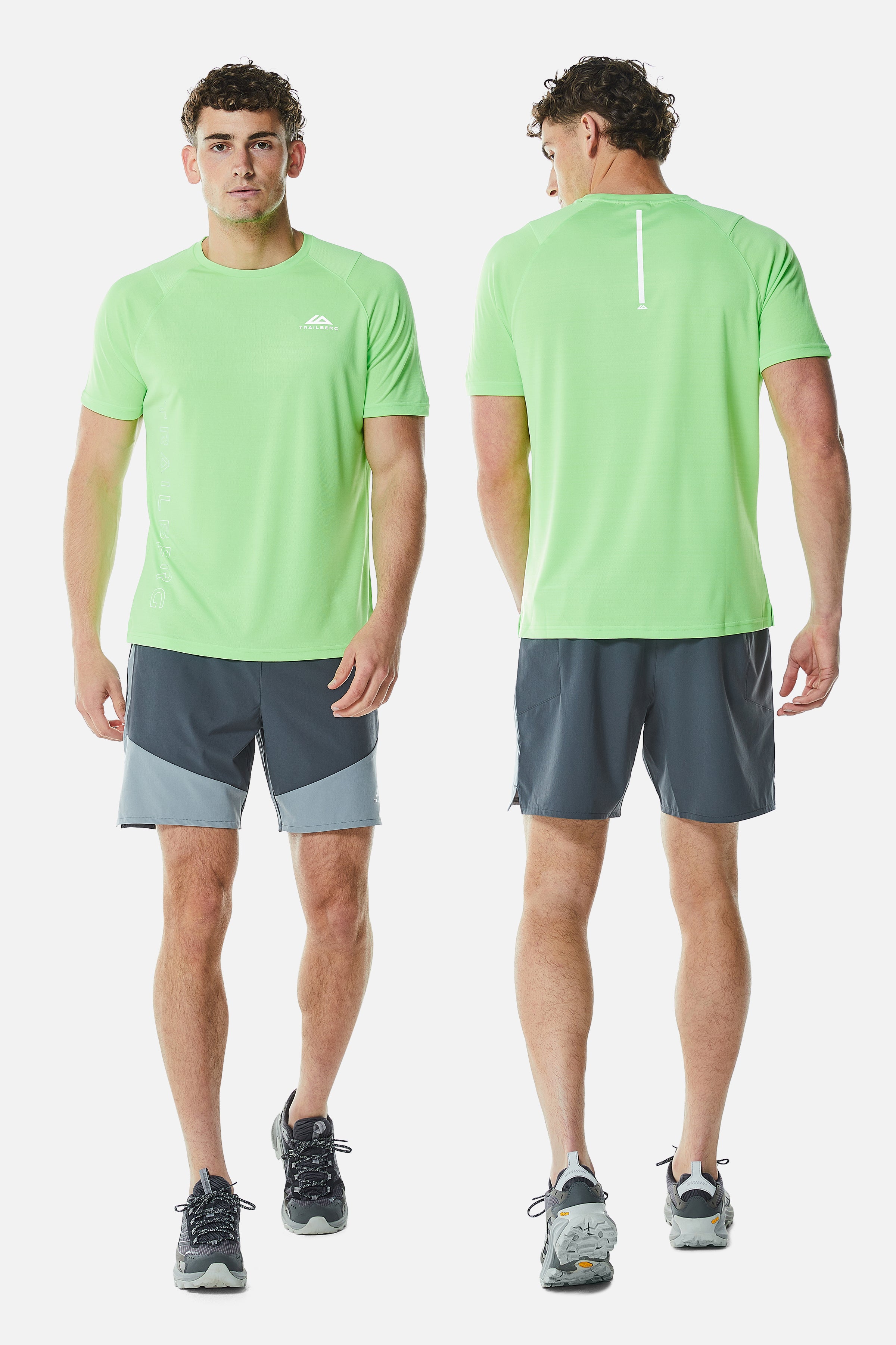 Surge Twinset - Iron Grey/Neon Lime/Vivid Green/Moon Grey