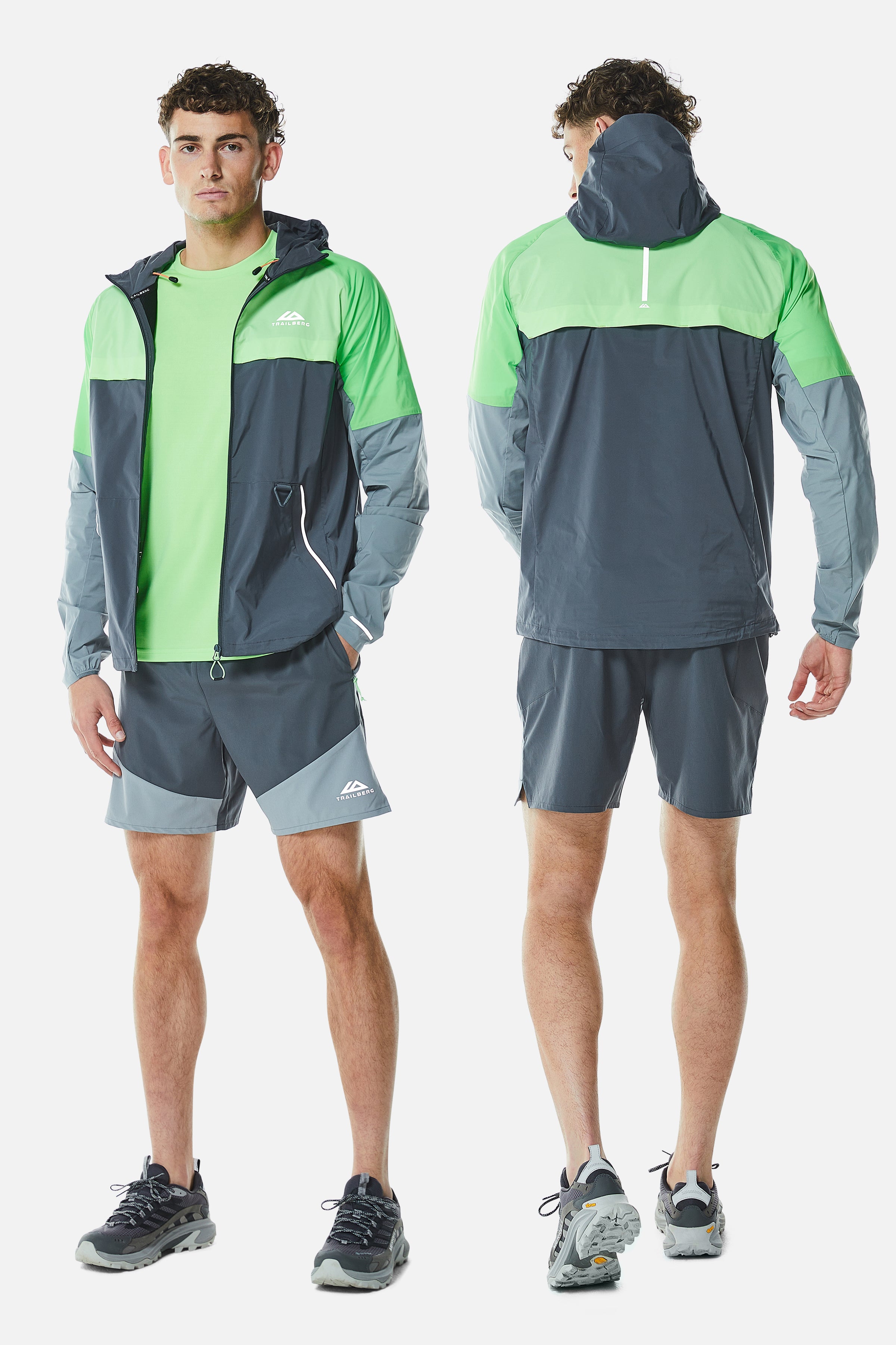 Surge Triset - Iron Grey/Neon Lime/Vivid Green/Moon Grey
