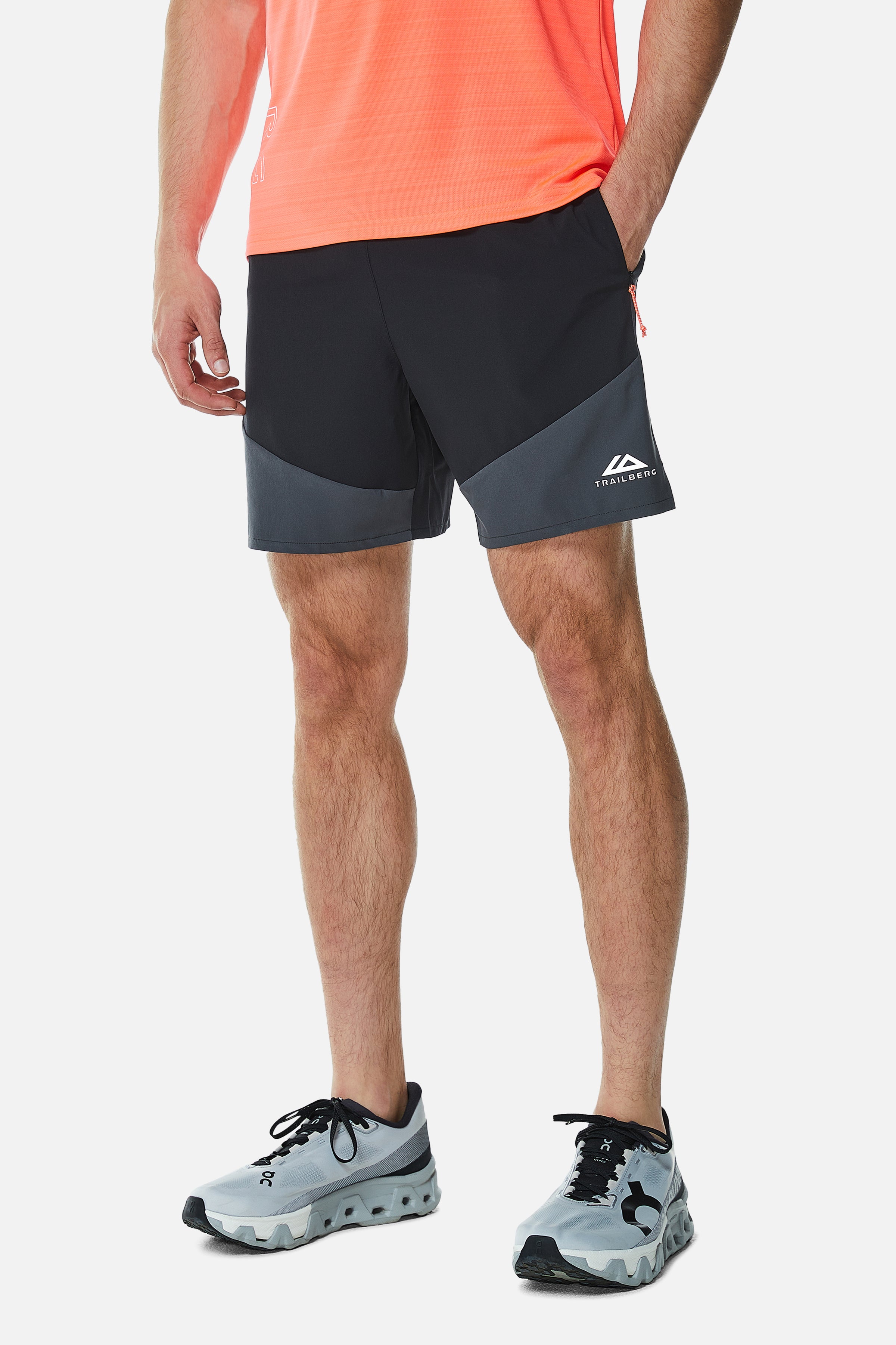 Surge Twinset - Black/Sunset Glow/Neon Fuschia/Volcano Grey