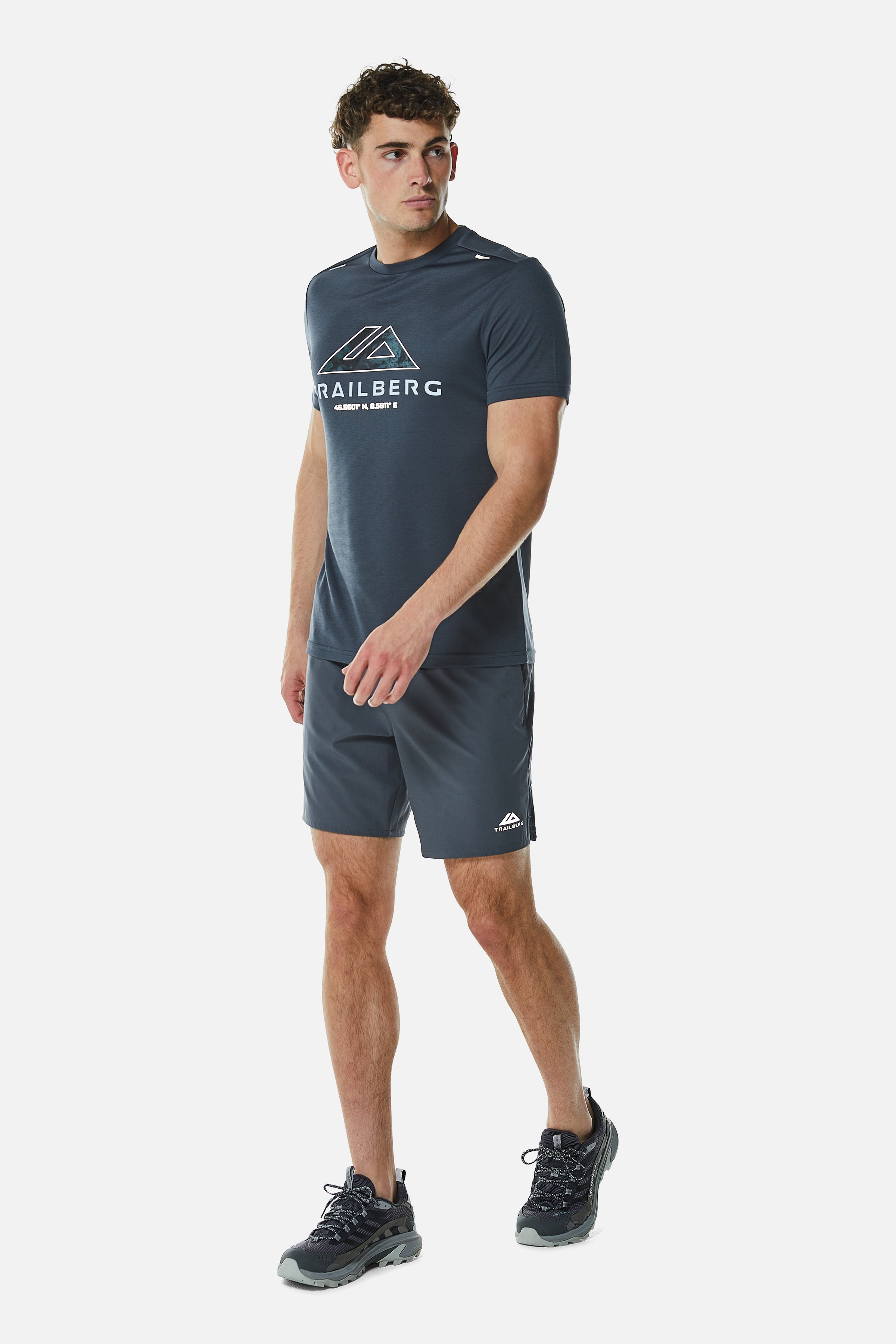 Tie Dye Short - Iron Grey/Black