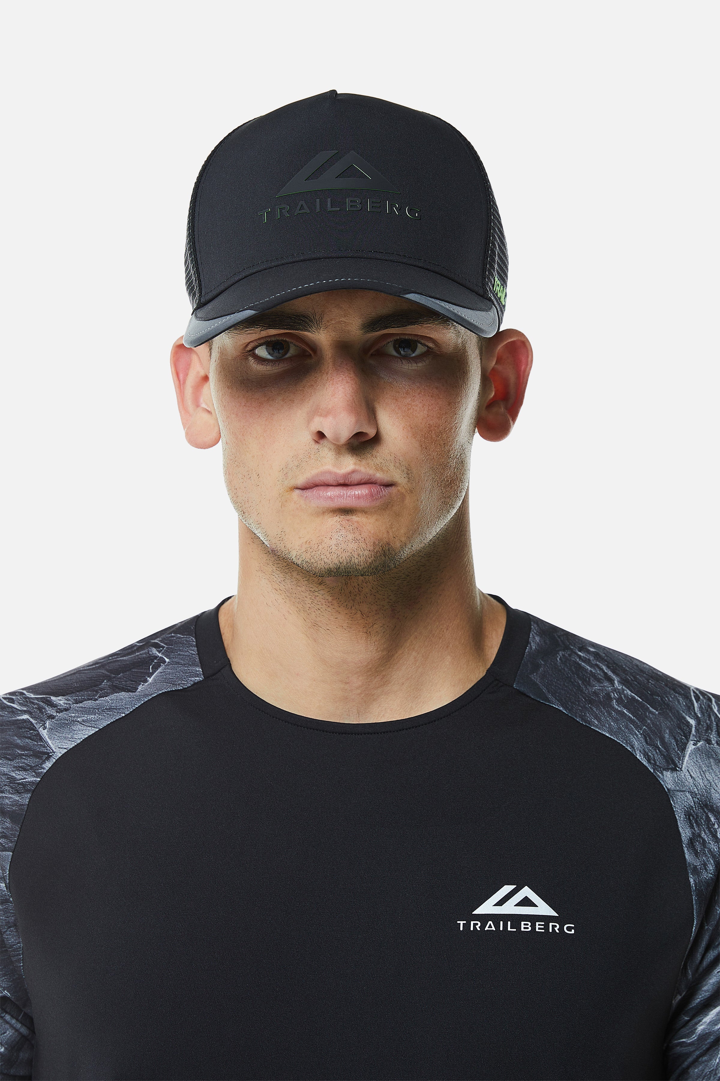 Vertex Obsidian Trucker Cap - Black/Neon Lime