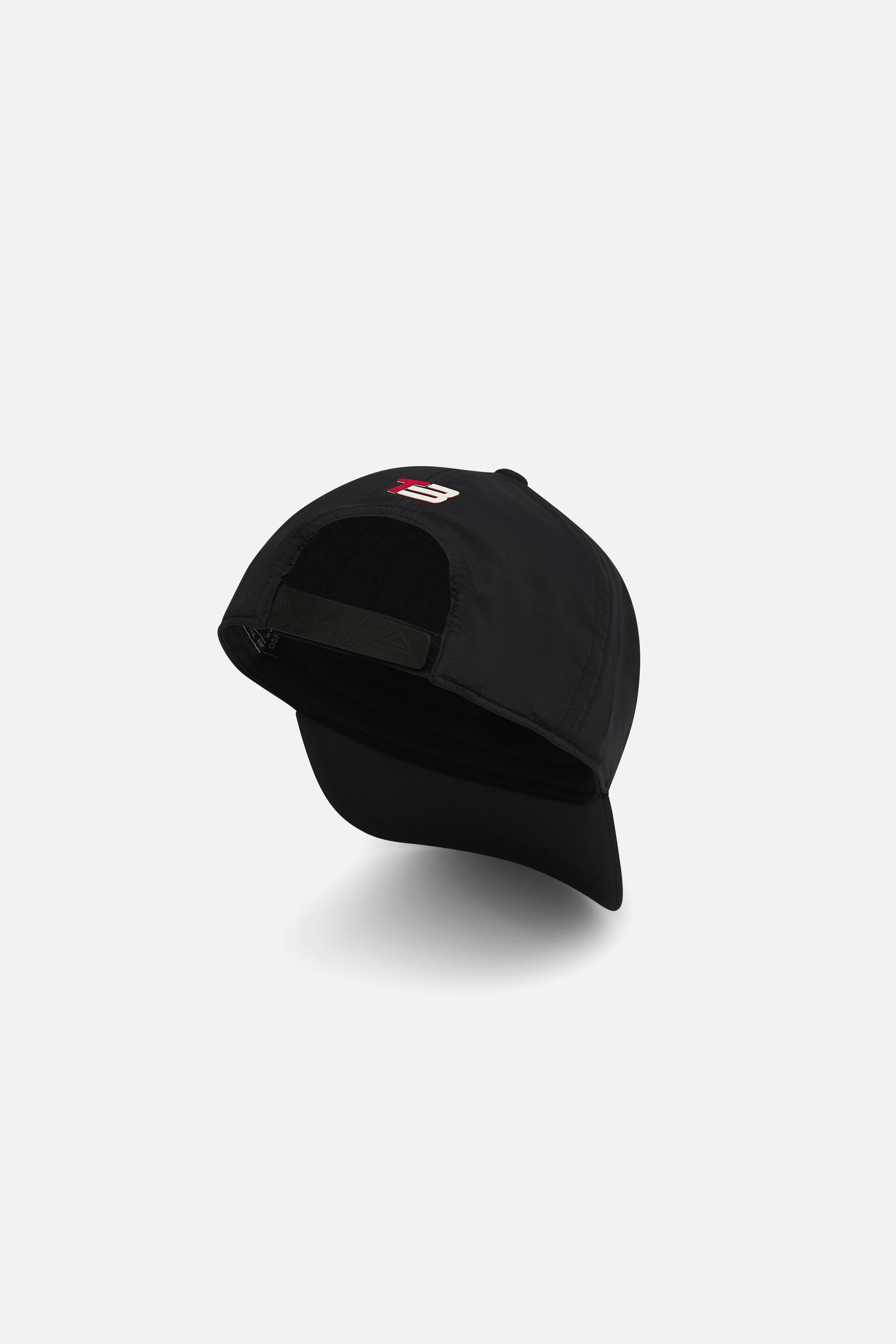 Strata 5 Panel Cap - Black/Blazing Red/White