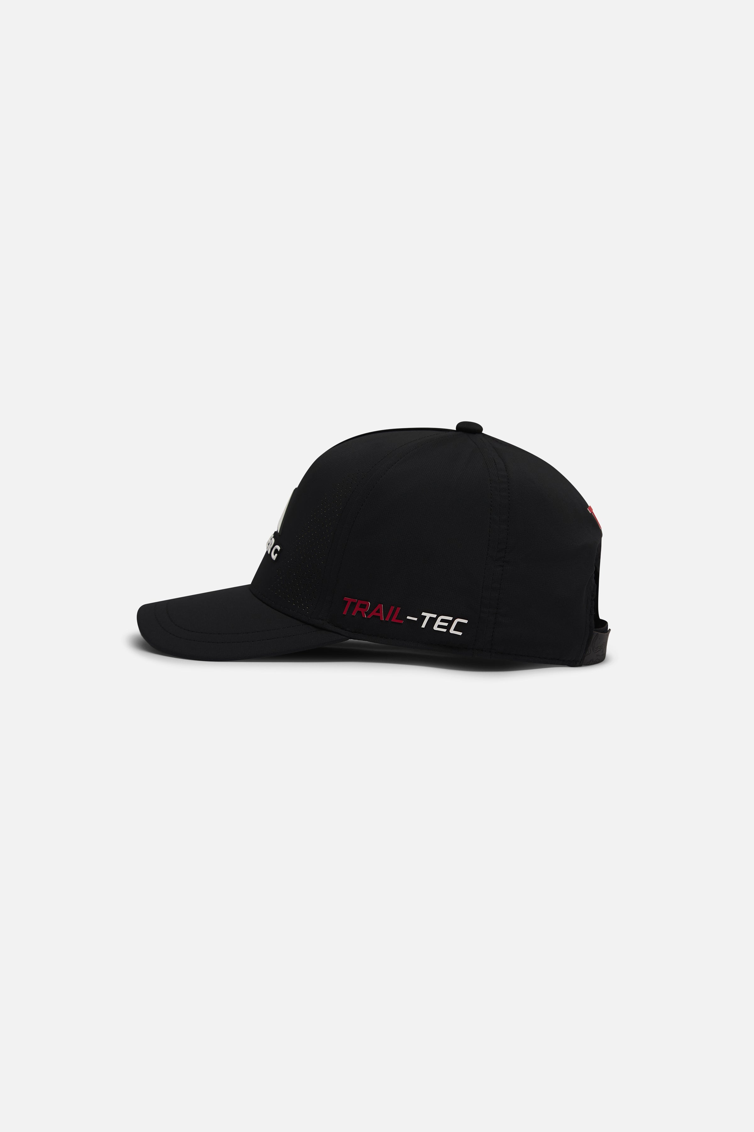 Strata 5 Panel Cap - Black/Blazing Red/White