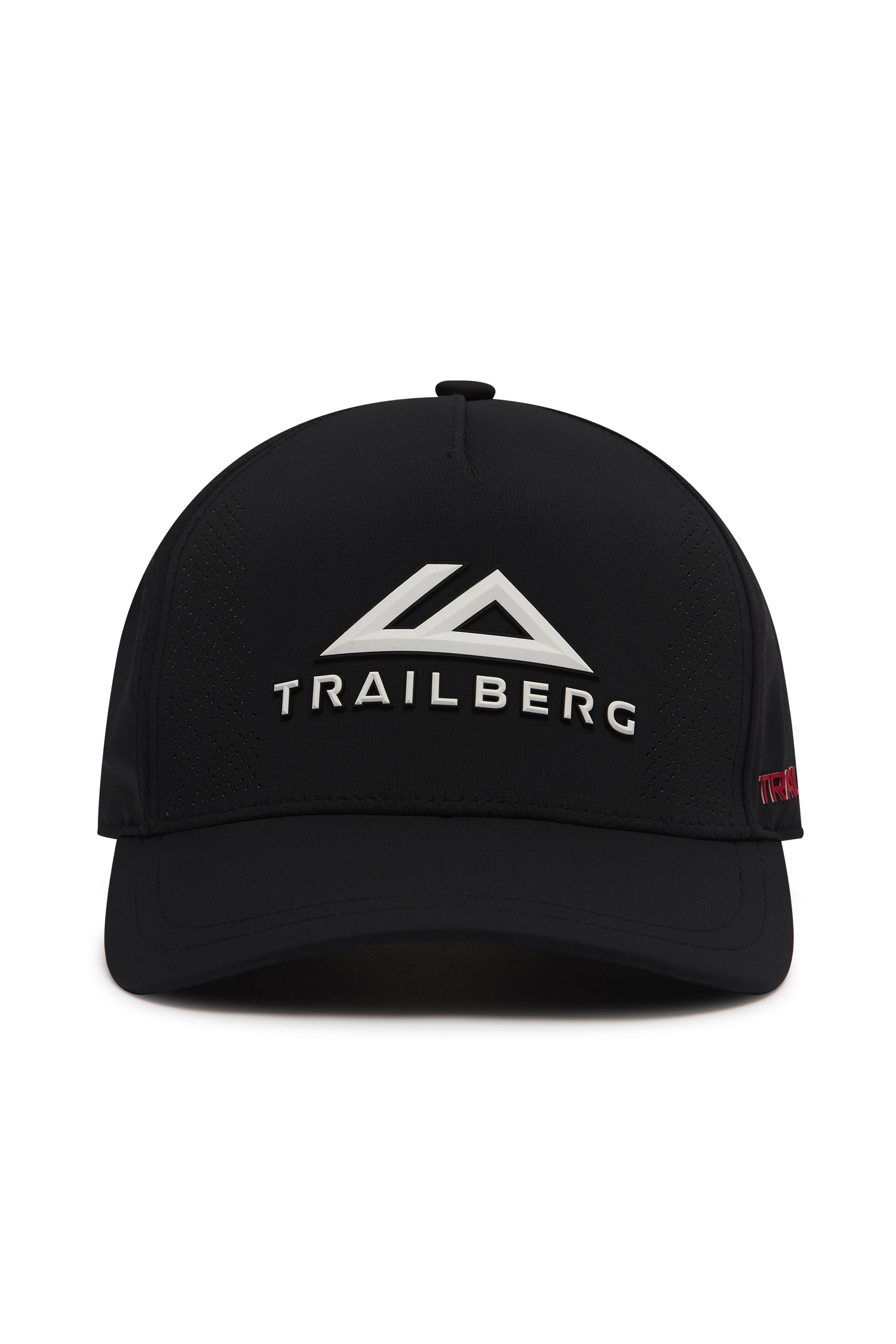 Strata 5 Panel Cap - Black/Blazing Red/White