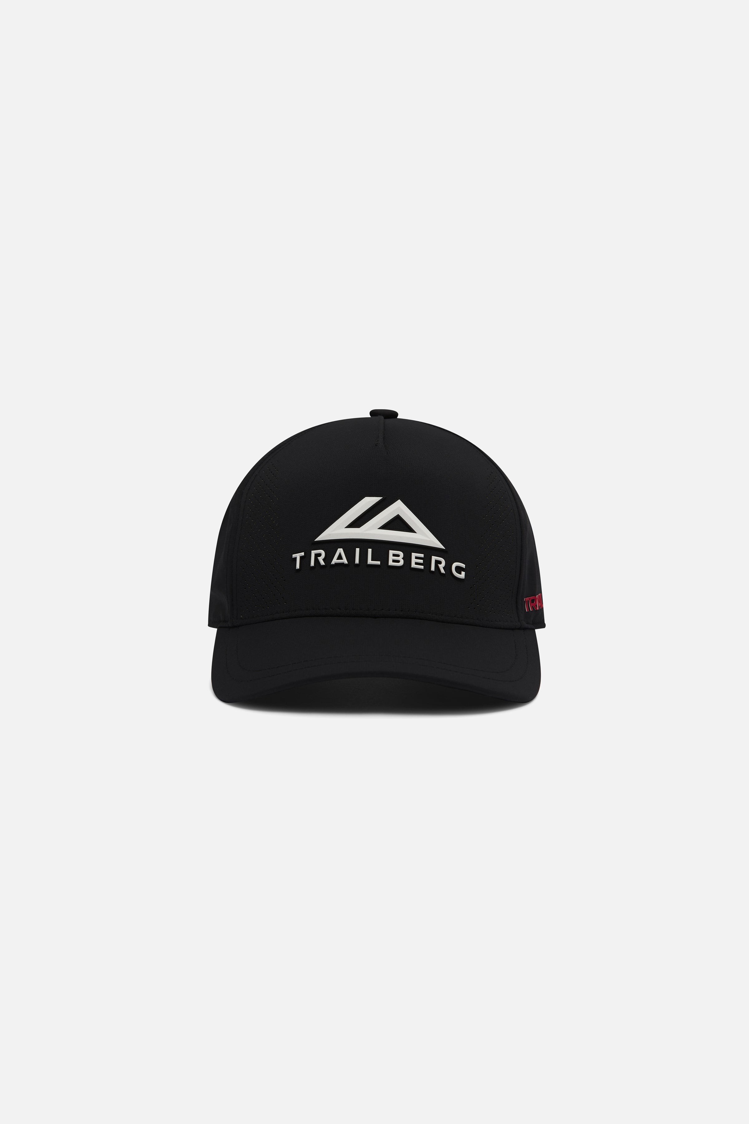 Strata 5 Panel Cap - Black/Blazing Red/White
